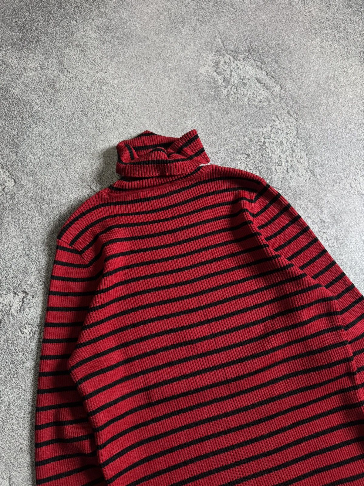 Lauren Ralph Lauren Lauren Ralph Lauren L/size striped turtleneck sweater Size L / US 10 / IT 46 - 12 Thumbnail