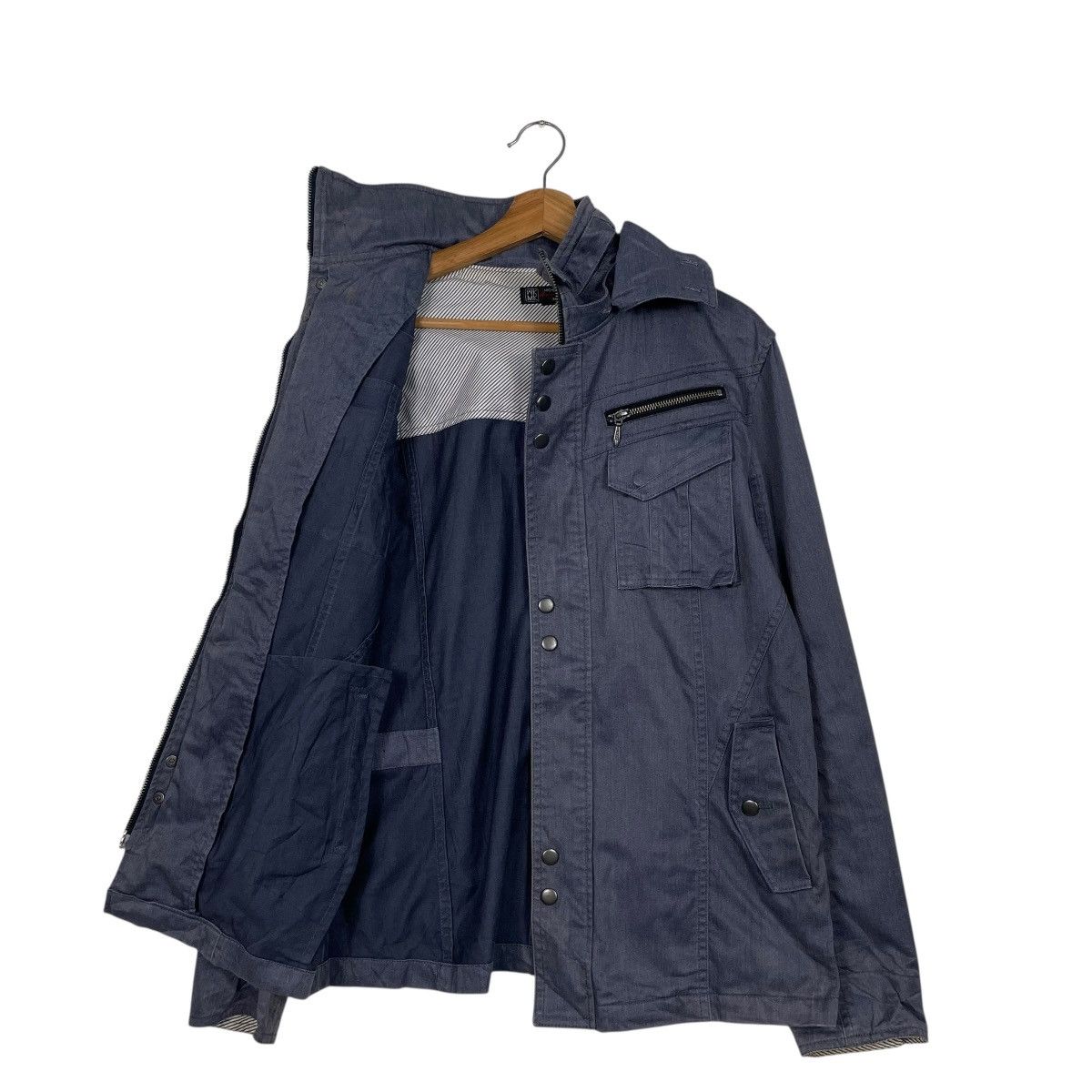 Michel Klein Michel Klein Hooded Multipocket Jacket Size US M / EU 48-50 / 2 - 10 Thumbnail