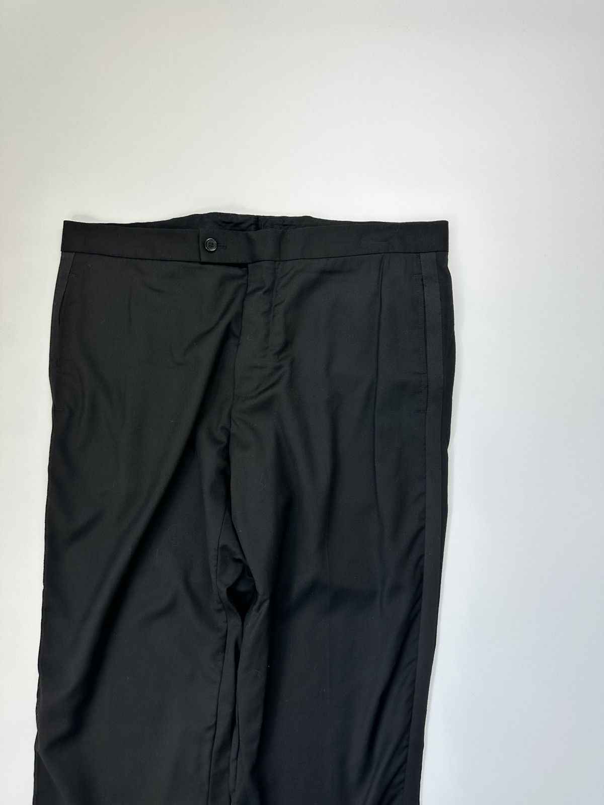 Hugo Boss Hugo Boss Formal Silk Pants 44R Size Black Size 44R - 5 Thumbnail