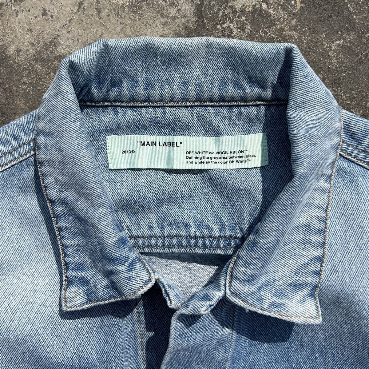 Off-White Off-White 19SS Impressionism Denim Jacket Size US S / EU 44-46 / 1 - 8 Thumbnail