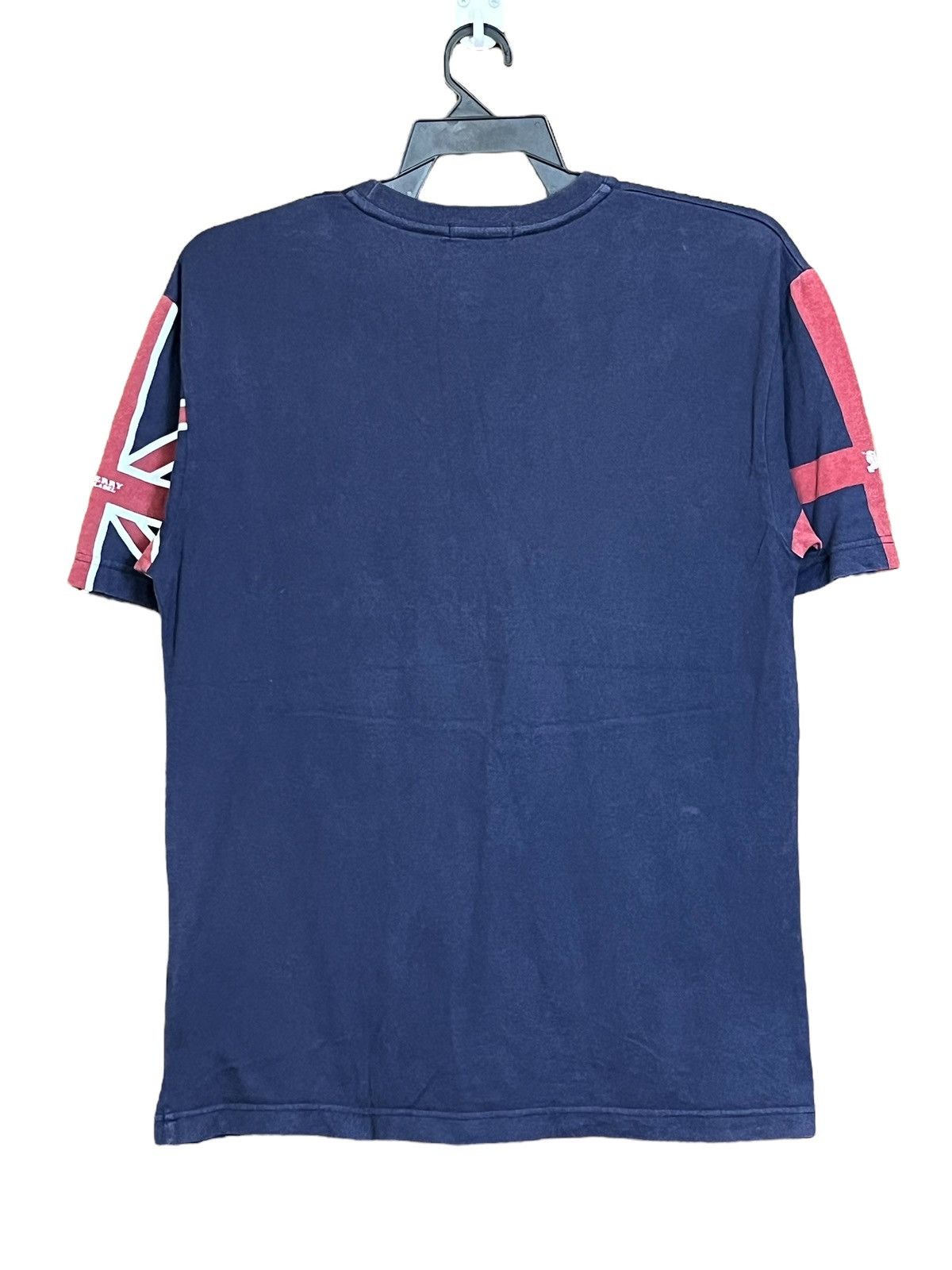 Burberry BURBERRY BLACK LABEL union jack flag tee shirts Size US M / EU 48-50 / 2 - 2 Thumbnail