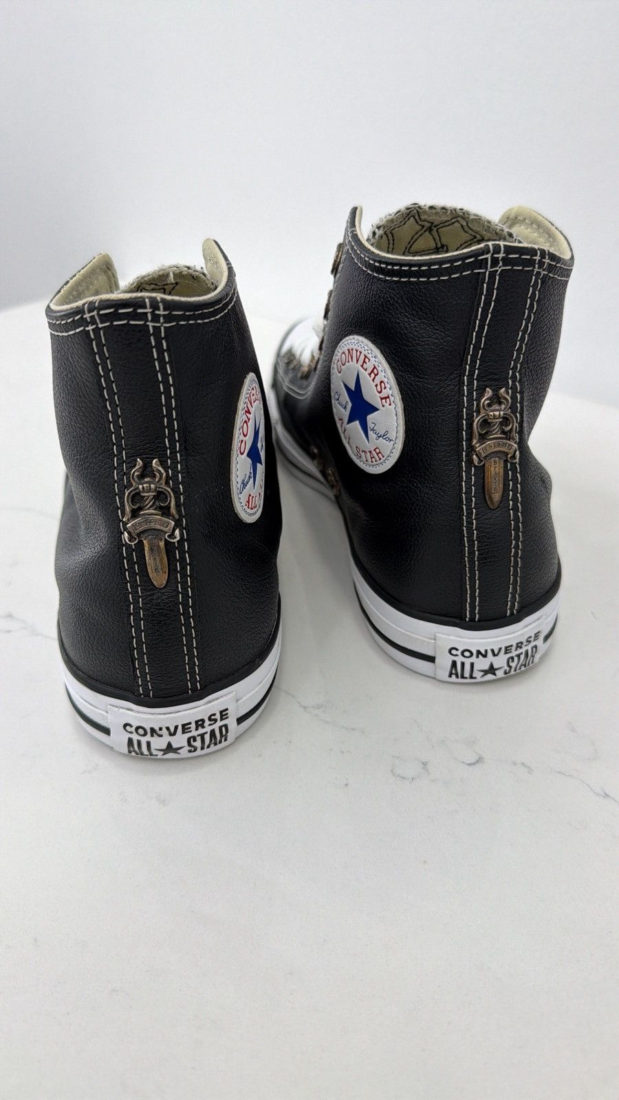 Chrome Hearts Chrome hearts patch converse highs Size US 7.5 / EU 40-41 - 13 Thumbnail