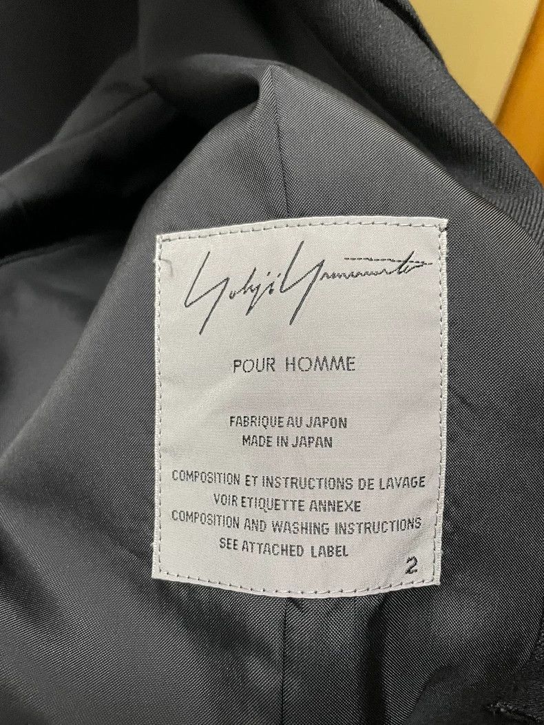 Yohji Yamamoto size 2 08AW double-breasted suit with green