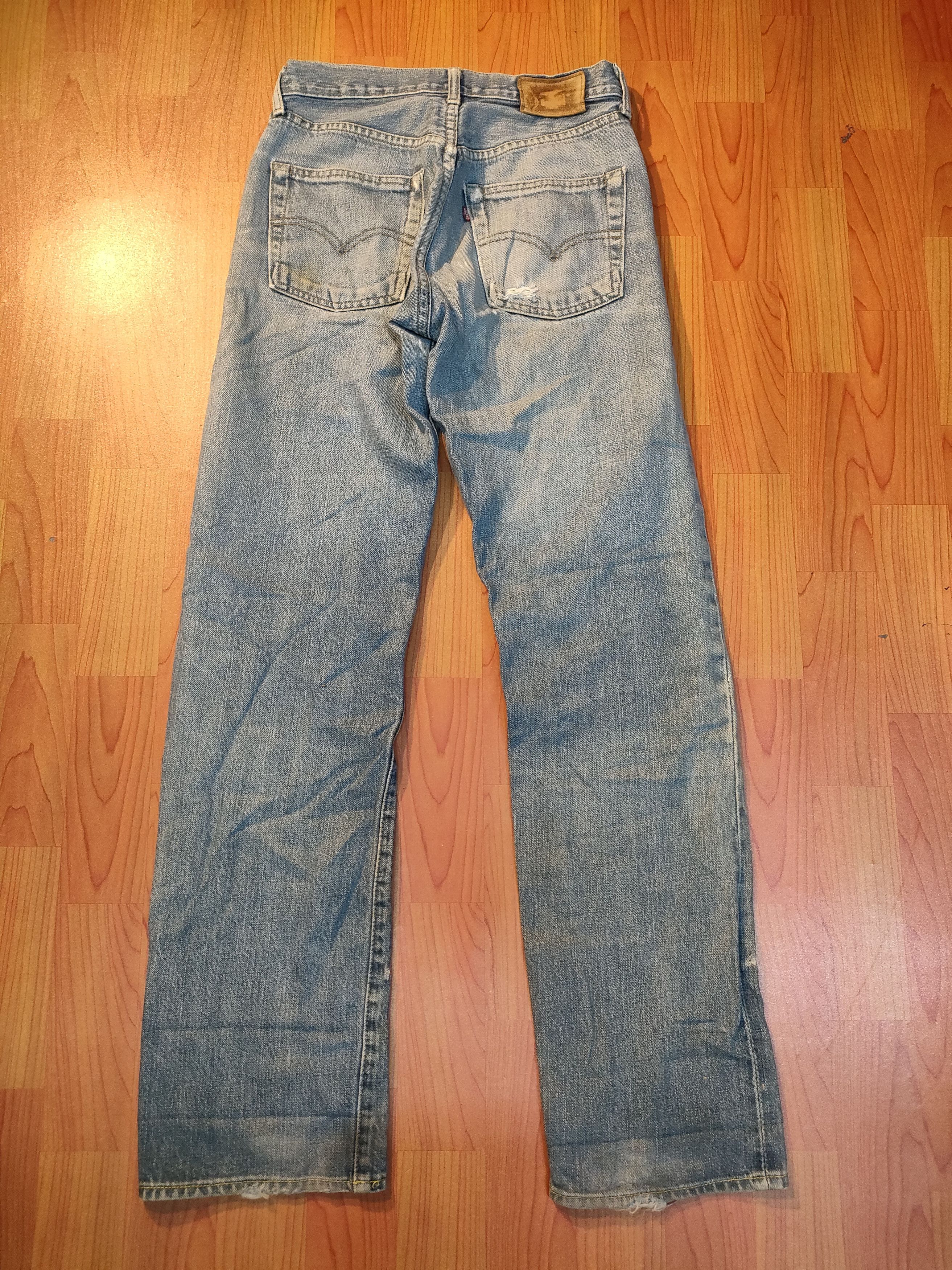 Levi's Vintage Clothing × Vintage Vintage Distressed Levi's 503B Selvedge Jeans Size US 28 / EU 44 - 4 Thumbnail