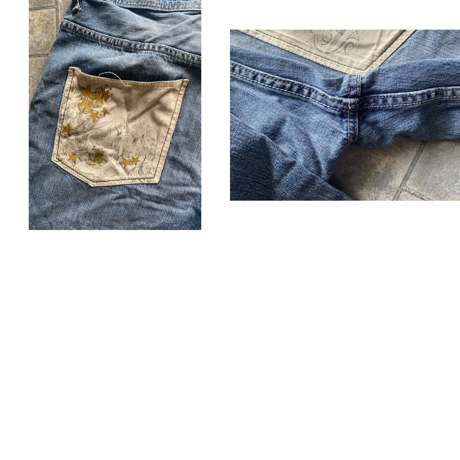 Ecko Unltd. VINTAGE Ecko Unltd Baggy Fit Jeans Pants Mens 36 Blue Damaged Wear Flaws Pockets 36 Mens Blue Baggy Jeans Size US 36 / EU 52 - 11 Thumbnail