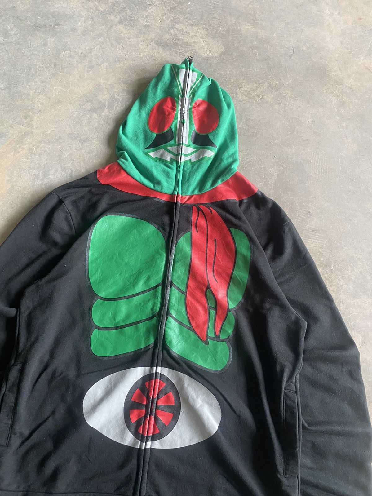 Anime × Japanese Brand BANDAI MASKED RIDER FULL ZIP COSPLAY 90s ANIME Size US M / EU 48-50 / 2 - 3 Thumbnail