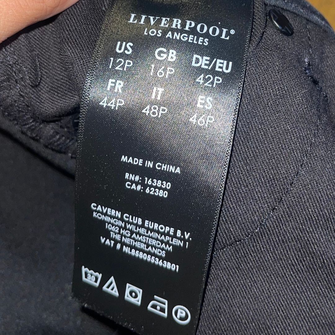 Other Liverpool High Rise Ankle Skinny Jeans Denim Size 12P Goth Size 34" / US 12 / IT 48 - 5 Thumbnail