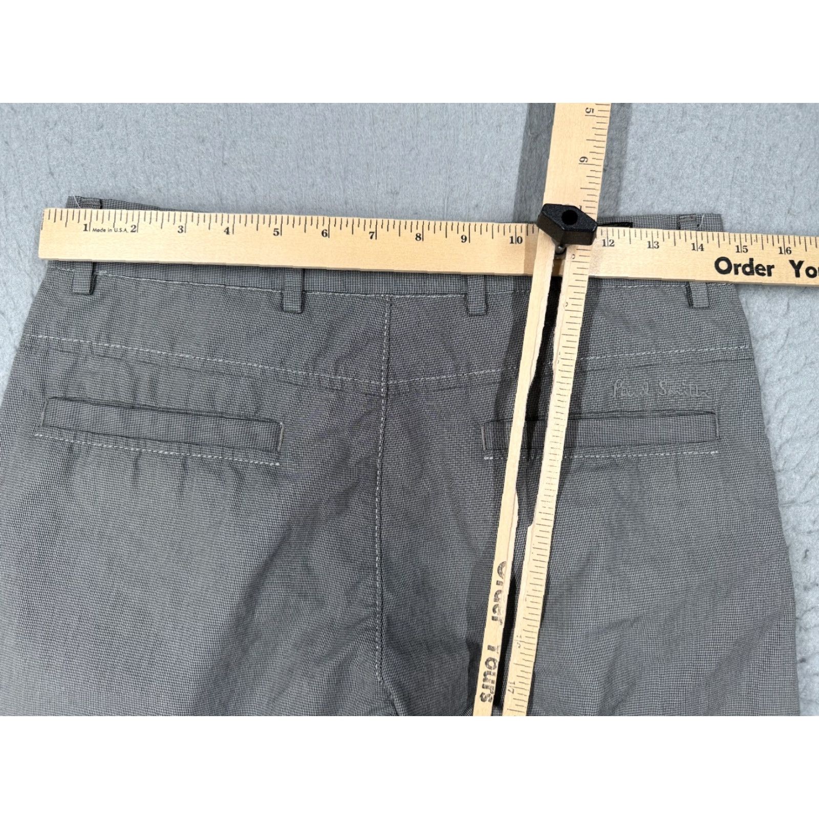 Paul Smith VINTAGE Paul Smith Pants Men 30 Chino Straight Flat Front Gray Cotton 90s Leisure Dress Size US 30 / EU 46 - 6 Thumbnail