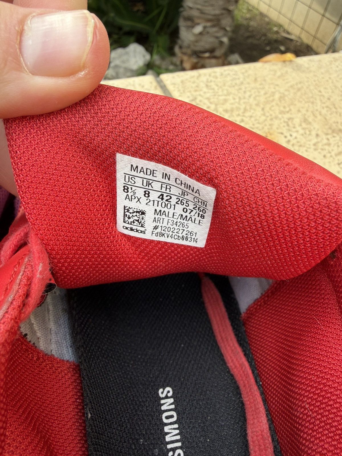 Adidas × Raf Simons Raf Simons x Adidas Ozweego Glory Collegiate Red Shoes Size US 8.5 / EU 41-42 - 13 Thumbnail
