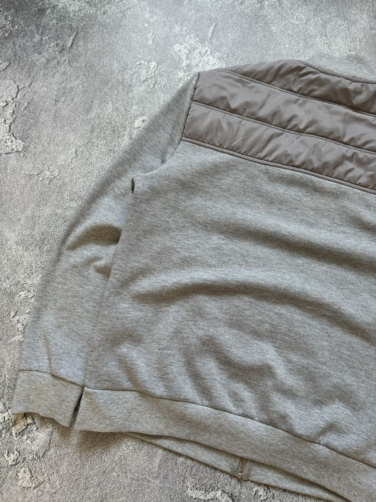 Reiss Reiss XL zip quilted gray jacket technical long sleeve Size US XL / EU 56 / 4 - 14 Thumbnail