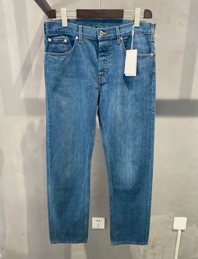 Helmut Lang helmut lang blue straight-leg denim pants-dmc Size US 32 / EU 48 - 1 Thumbnail