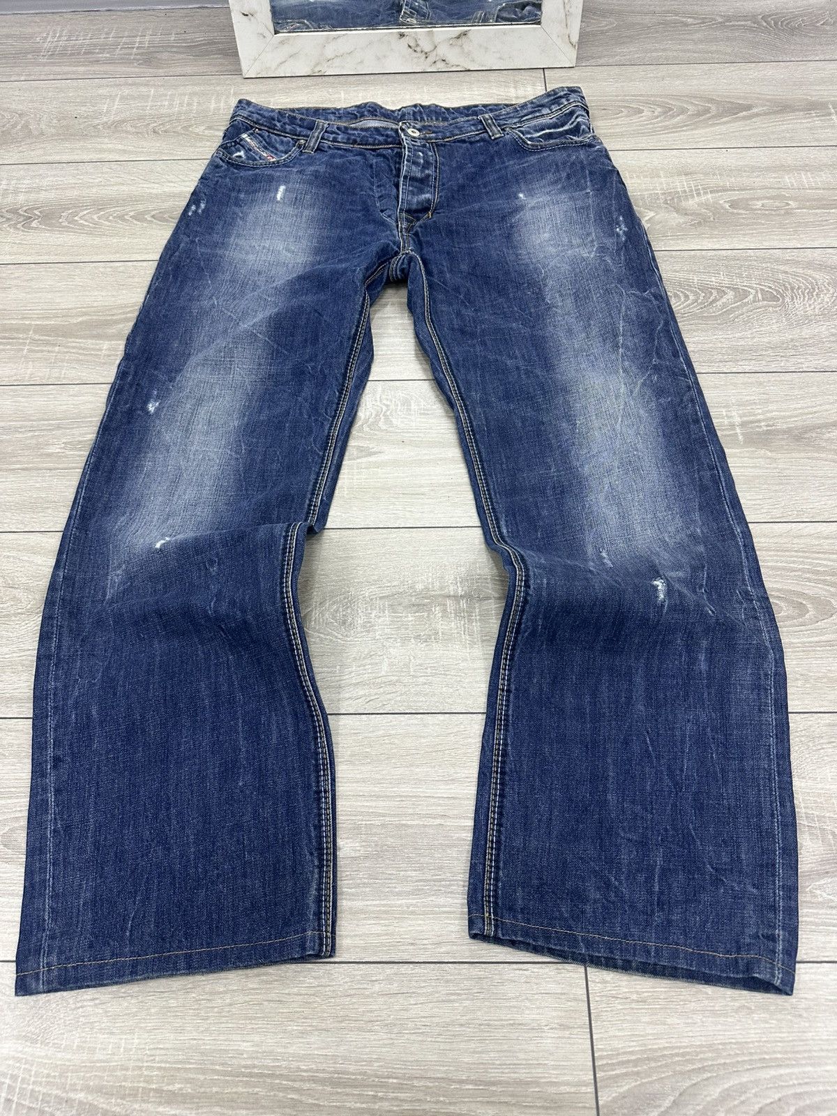 Diesel Diesel Vintage 90s Baggy Distressed Y2K Made in Italy Jeans Size US 38 / EU 54 - 3 Thumbnail