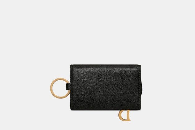 Dior o1w1db10425 S5695C Size: OS / Aster Key Case in Black Size ONE SIZE - 4 Thumbnail