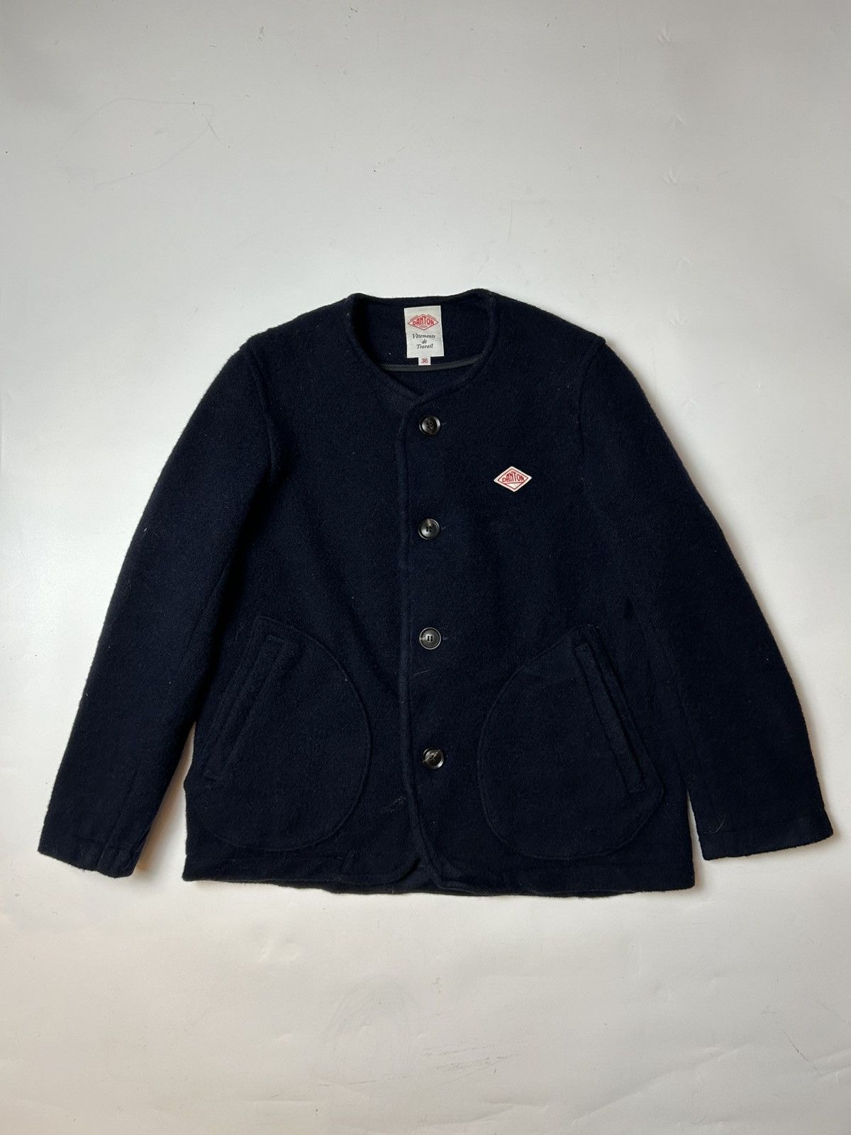 Danton × Japanese Brand DANTON WOOL BUTTON UP JACKET Size US S / EU 44-46 / 1 - 1 Thumbnail