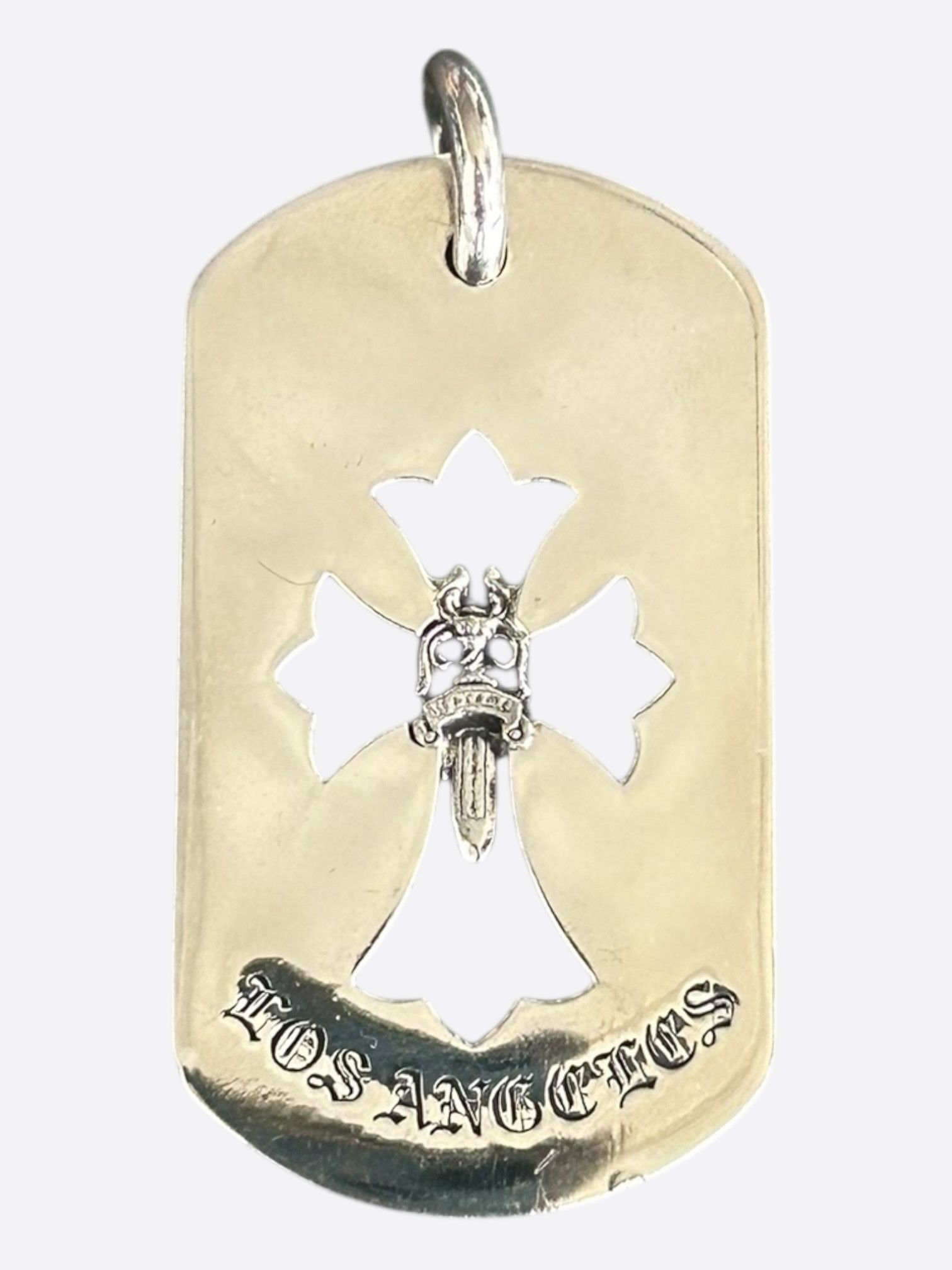 Chrome Hearts Chrome Hearts Spinner Flip Cross Dagger Pendant