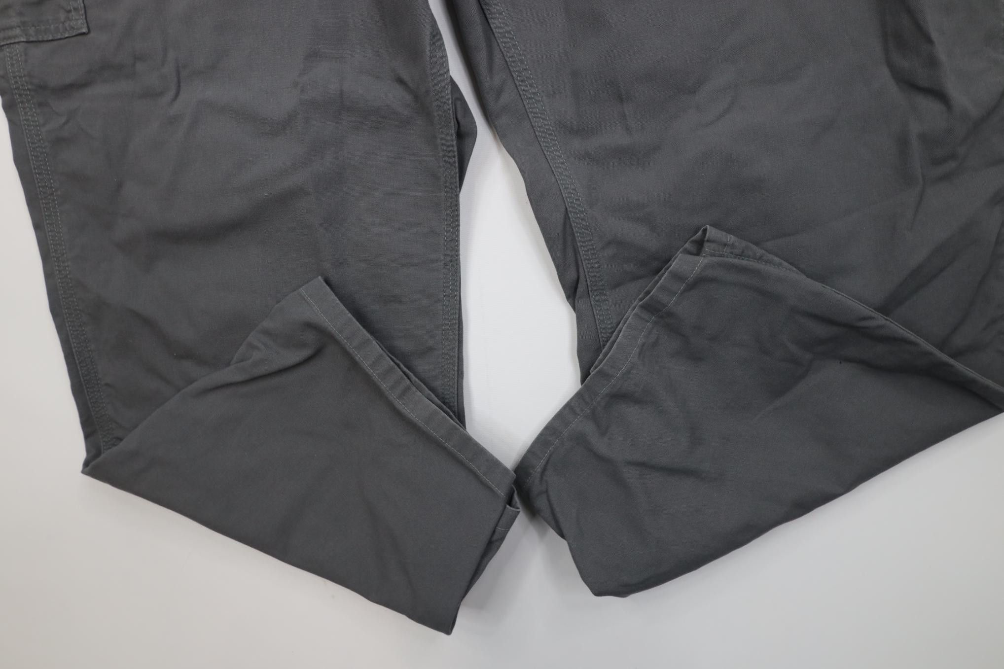 Carhartt Vintage Y2K Carhartt Loose Fit Wide Leg Dungaree Pants Gray Size US 44 / EU 60 - 5 Thumbnail