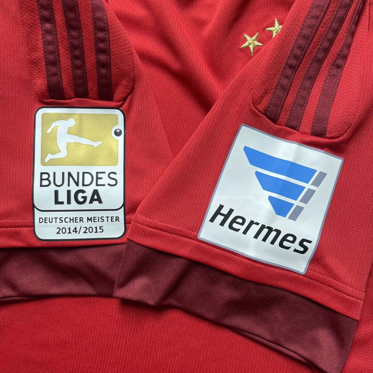 Vintage BAYERN ADIDAS 2015/2016 FOOTBALL HOME JERSEY #10 ROBBEN Size US L / EU 52-54 / 3 - 10 Thumbnail