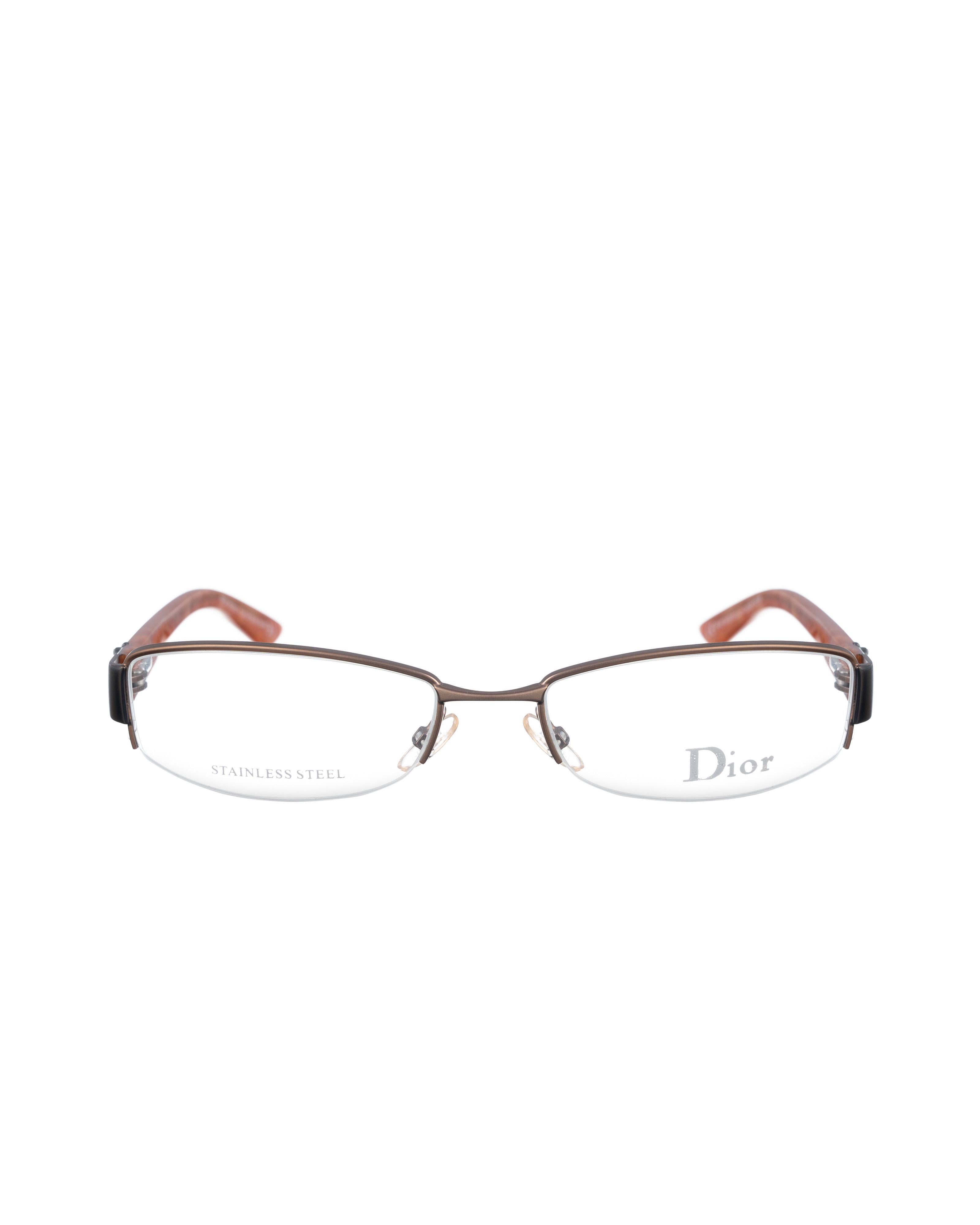 Dior Dior 00s Brown Glasses with Orange Temples Size ONE SIZE - 2 Thumbnail