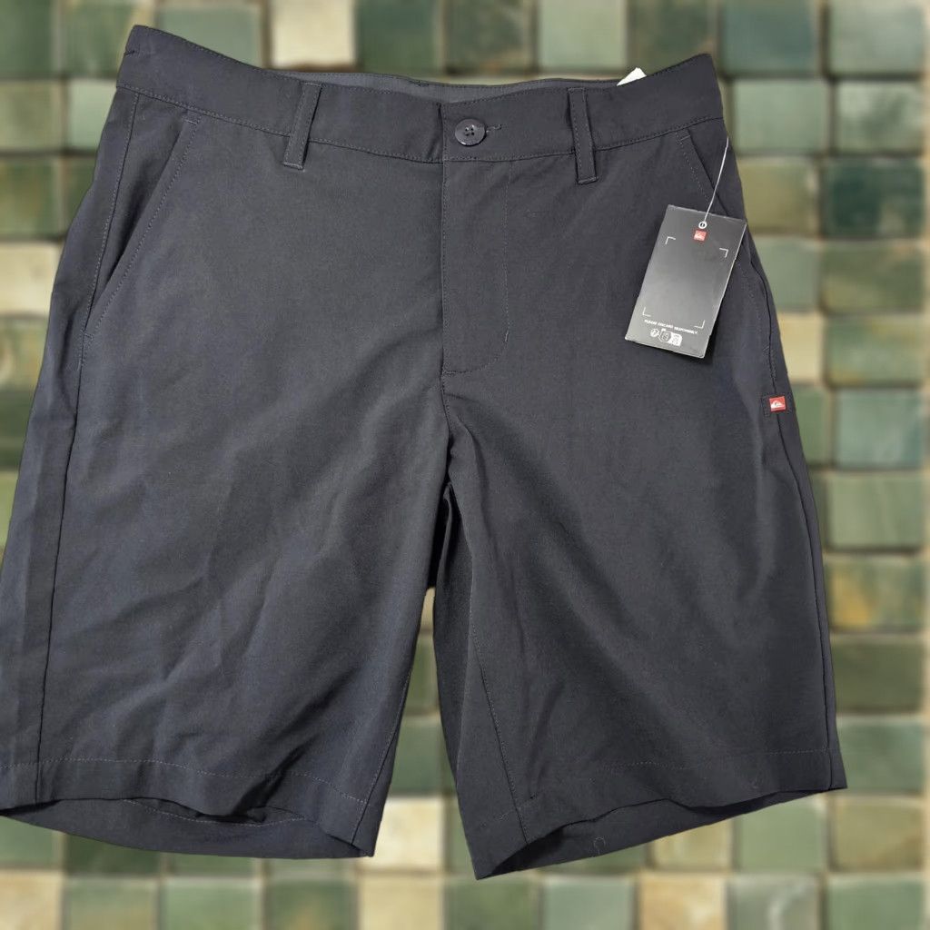 Quiksilver Quiksilver Shorts Mens 28 Black Chino Flat Front 10 Inseam Casual Summer Size US 28 / EU 44 - 1 Thumbnail