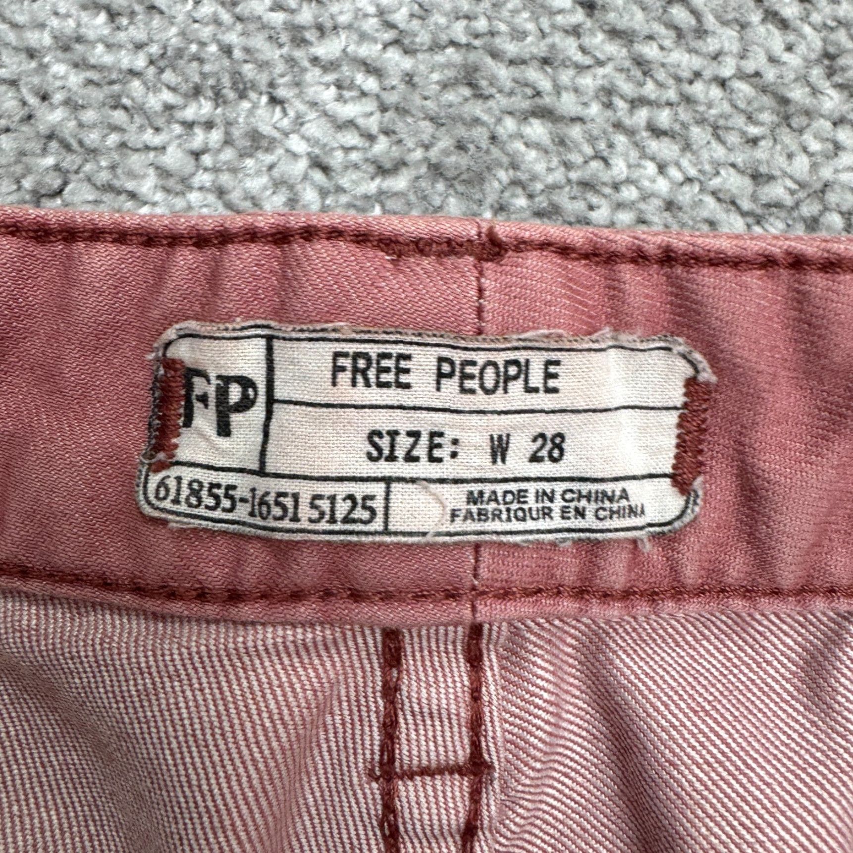 Free People Free People Denim Jeans Women 28 Pink Black Arrow Mid Rise Cropped City Outdoor 5-PocketMens? Womens Size 28" / US 6 / IT 42 - 5 Thumbnail