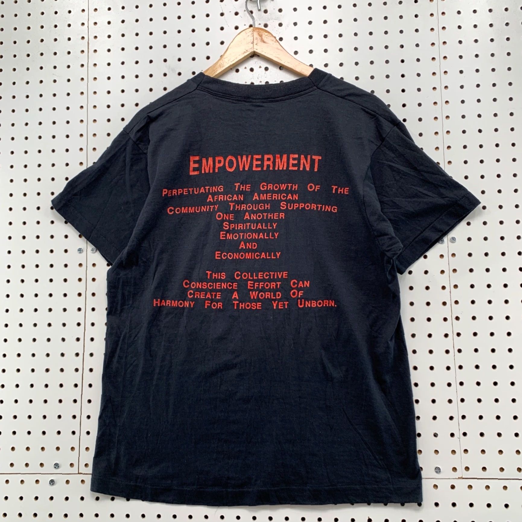 Vintage VINTAGE Screen Stars 90s Graphic T-Shirt Men's L White Empowerment May 1992 USA Size US L / EU 52-54 / 3 - 3 Thumbnail