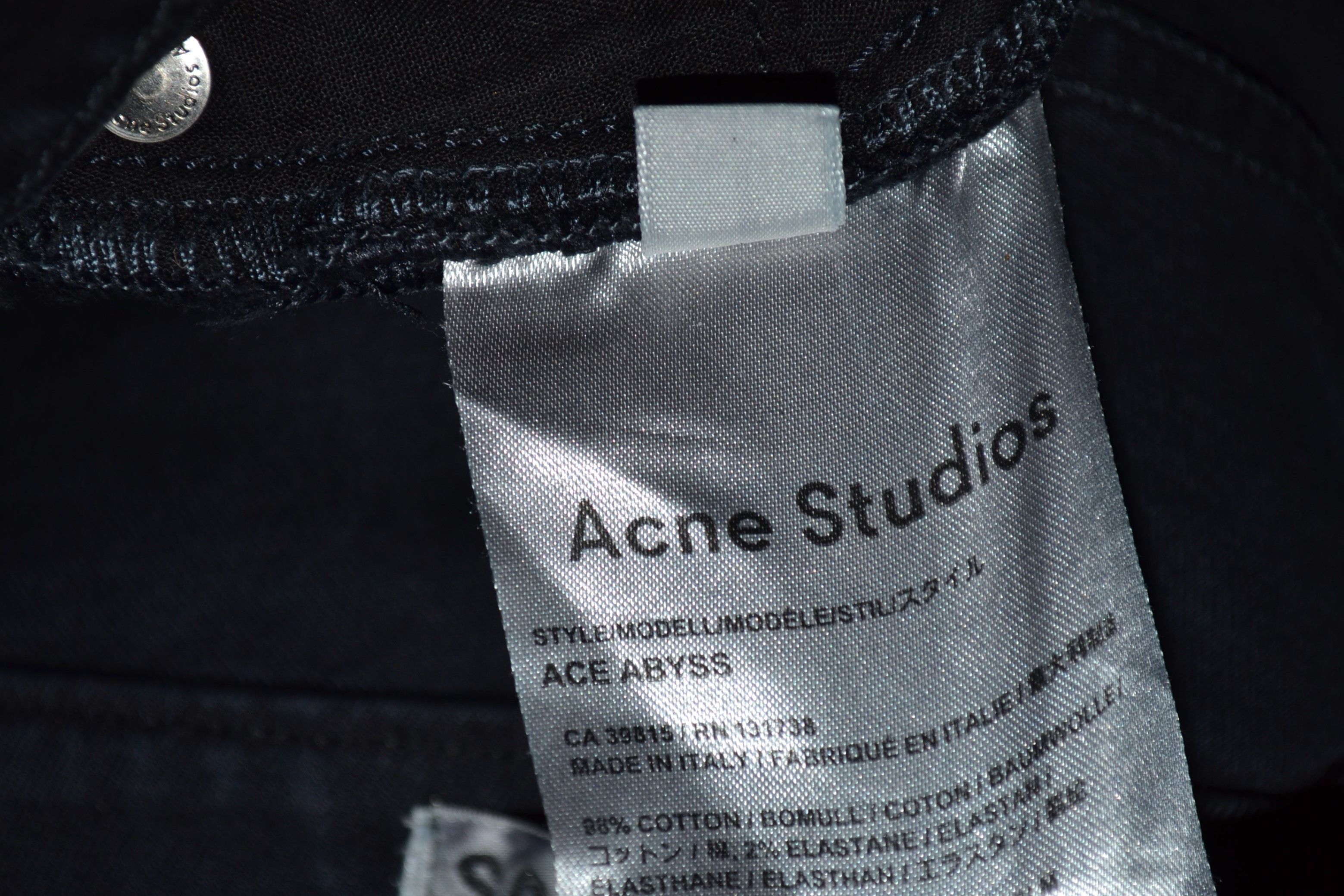 Acne Studios Acne Studios Ace Abyss Pants Jeans 32 31 Size US 32 / EU 48 - 11 Thumbnail
