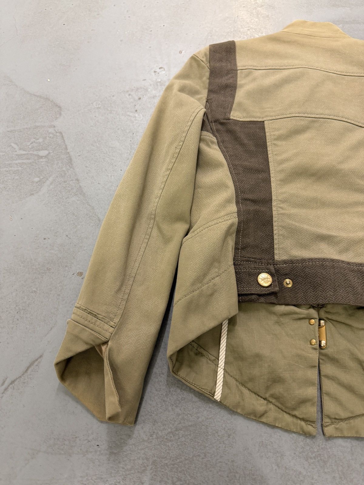 Marithe + Francois Girbaud Marithé François Girbaud Napoleon Military Panel Jacket Size XS / US 0-2 / IT 36-38 - 9 Thumbnail