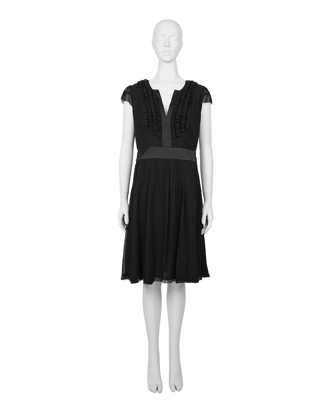 Emporio Armani Emporio Armani Silk Dress Size L / US 10 / IT 46 - 2 Thumbnail