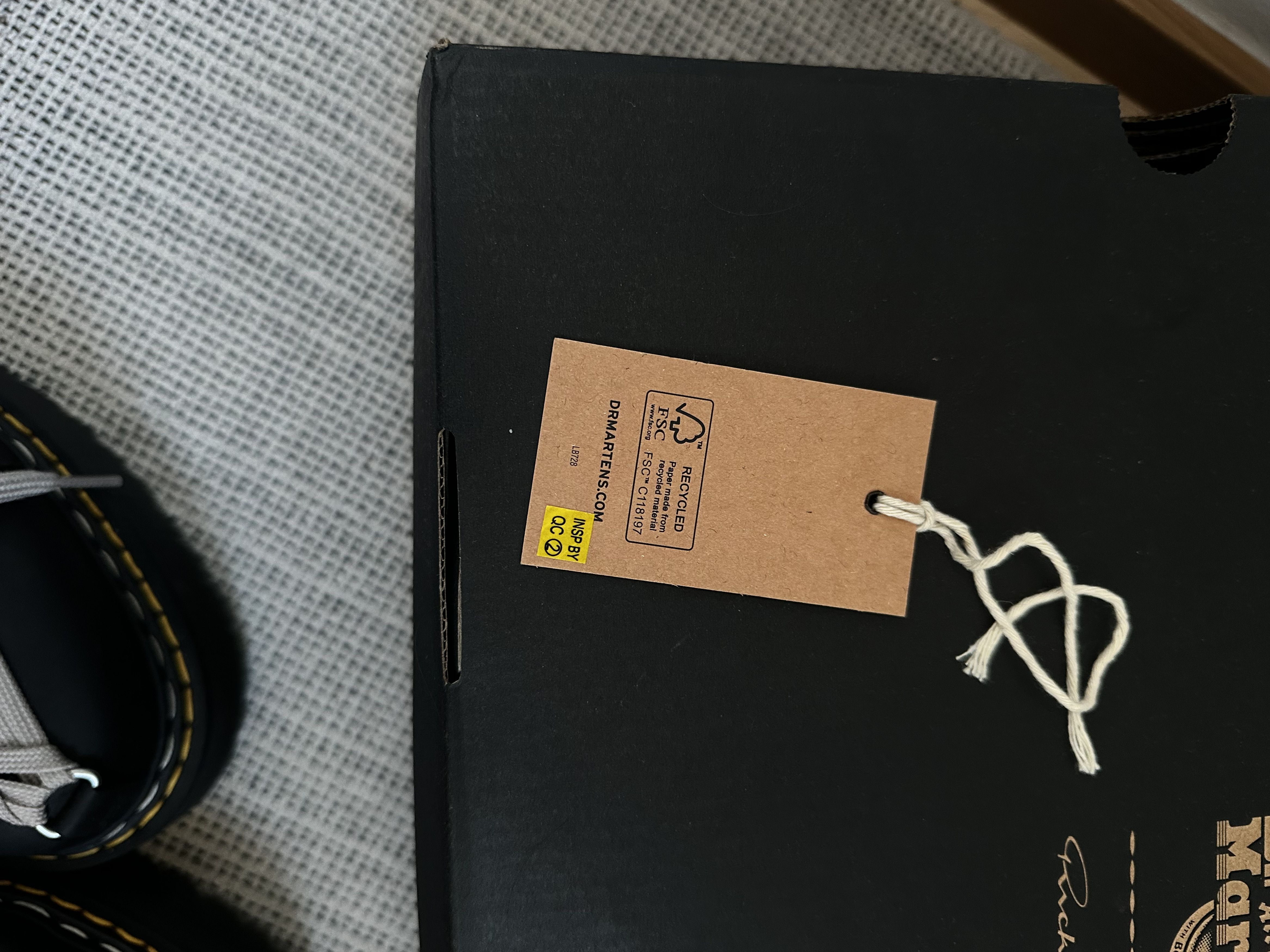 Dr. Martens × Rick Owens Rick Owens x Dr. Martens Megalace Quad RO Boots EU 44 Size US 11 / EU 44 - 6 Thumbnail