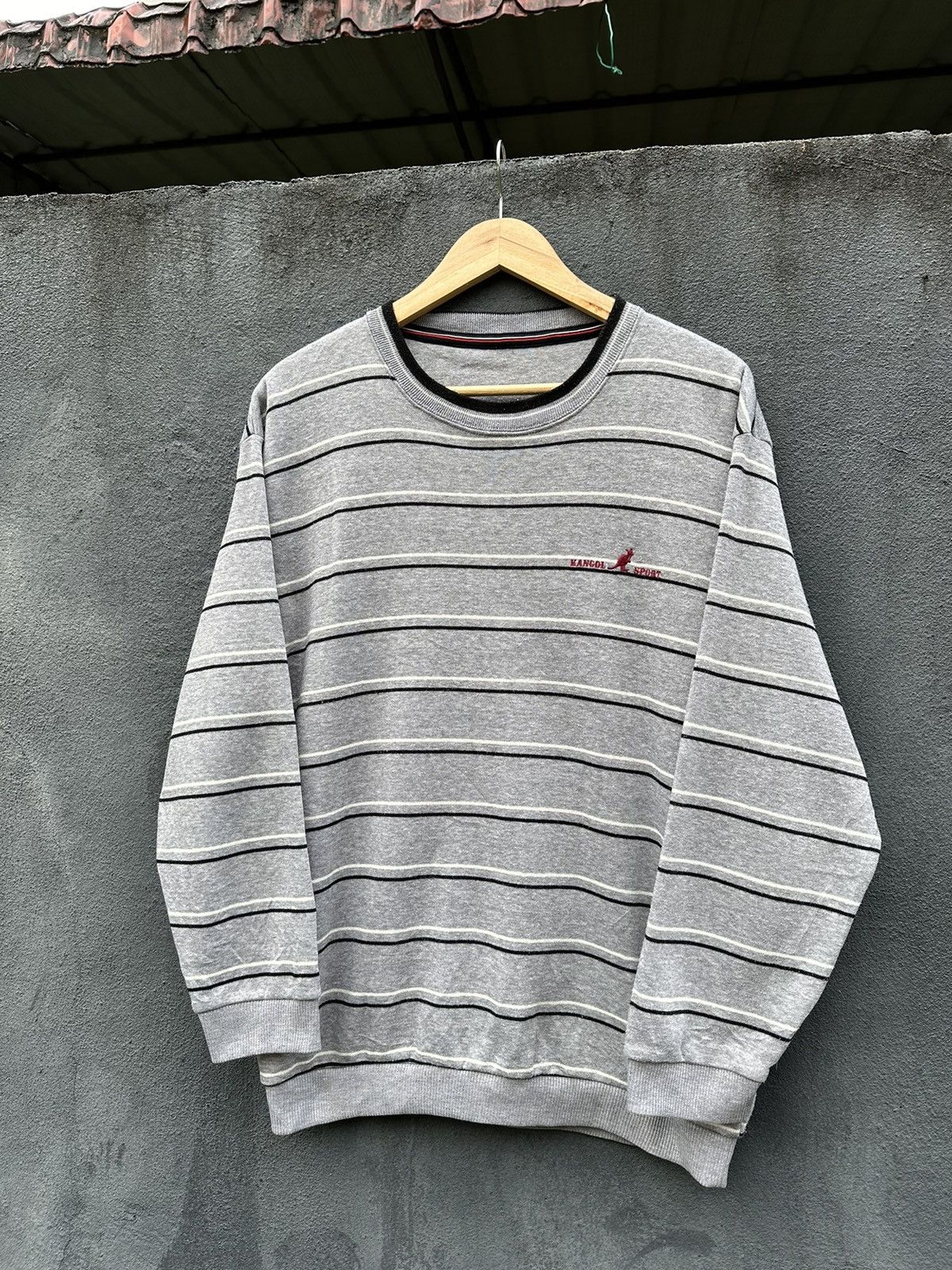 Kangol Vintage Kangol Striped Crewneck Size US M / EU 48-50 / 2 - 1 Thumbnail