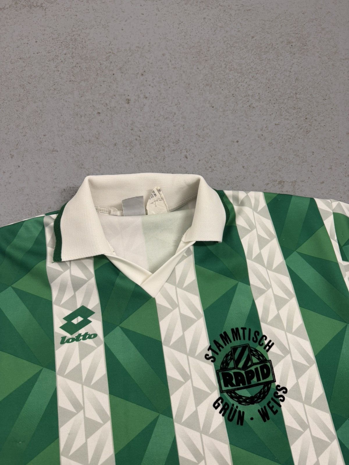 Lotto Sport Vintage 90s Lotto Rapid Stammtisch Fan Soccer Jersey Size US XL / EU 56 / 4 - 5 Thumbnail