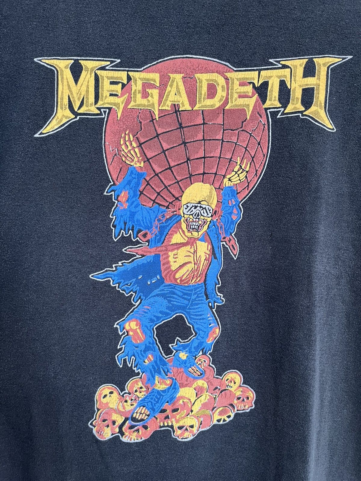 Band Tees Vintage Rare Megadeth Rust in peace 1990s Size US XL / EU 56 / 4 - 3 Thumbnail