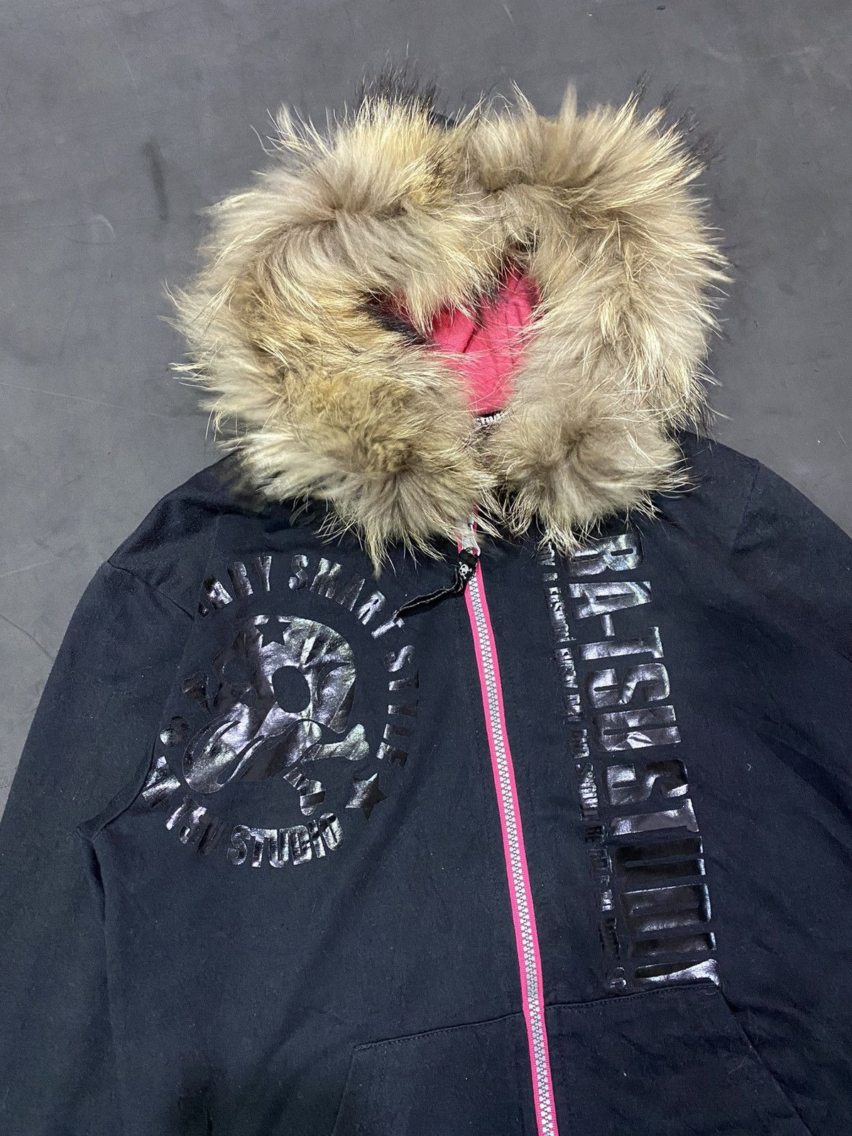 If Six Was Nine 🖤BLACKFRIDAY🖤Batsu Japanese Skull Furhoodie Size US M / EU 48-50 / 2 - 2 Thumbnail