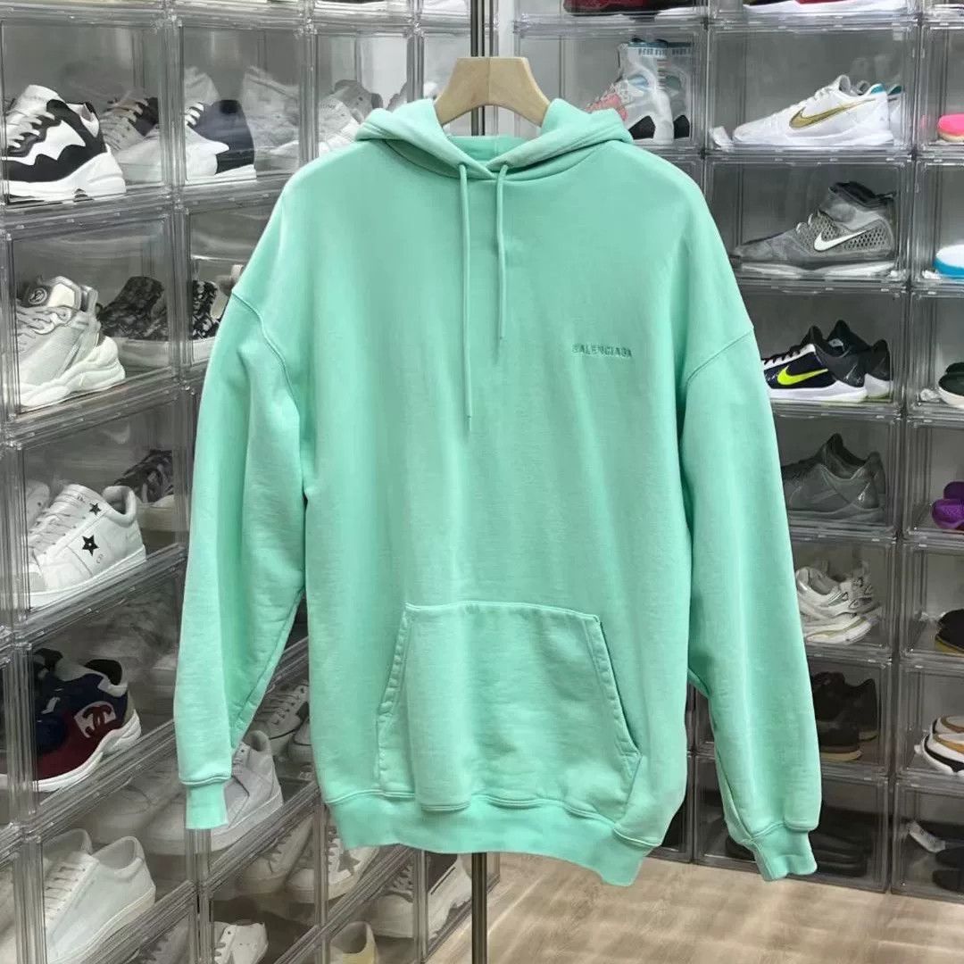 Balenciaga Balenciaga Green Hoodie Pullover Size US XS / EU 42 / 0 - 1 Thumbnail