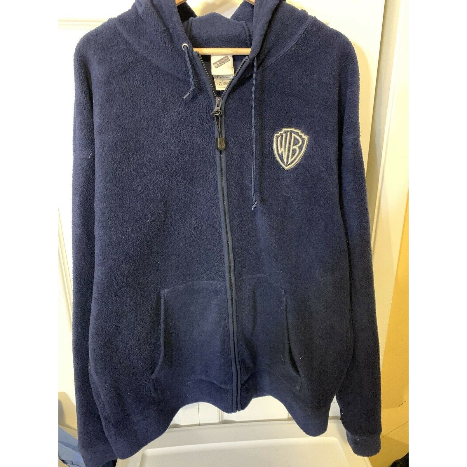 Warner Bros Warner Bros Looney Tunes Fleece Jacket Men’s Sz XL Navy Blue Size US XL / EU 56 / 4 - 6 Thumbnail