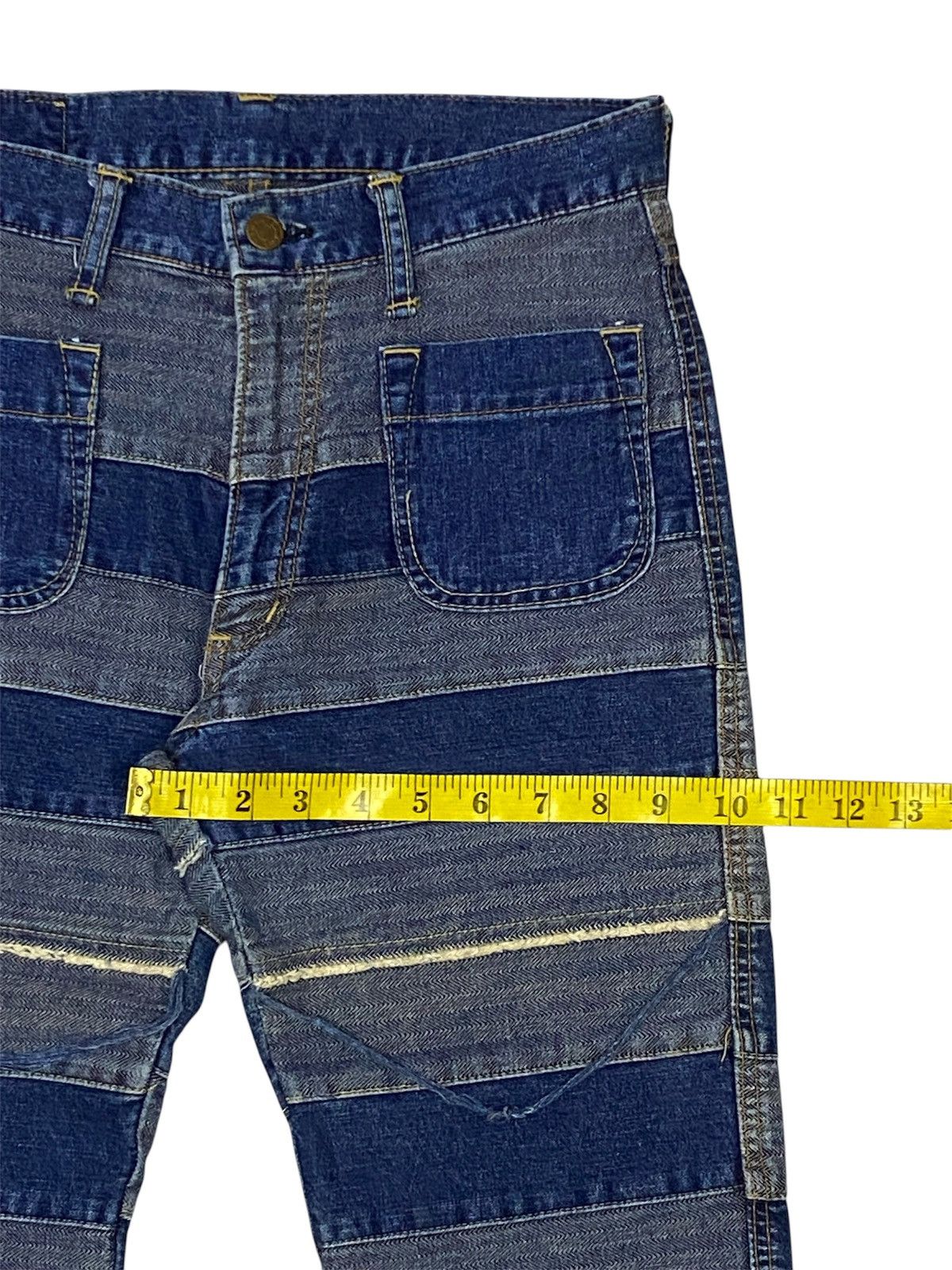 Hysteric Glamour 💃Vintage Hysteric Glamour Hagi Flare Denim Pants Size US 28 / EU 44 - 21 Thumbnail