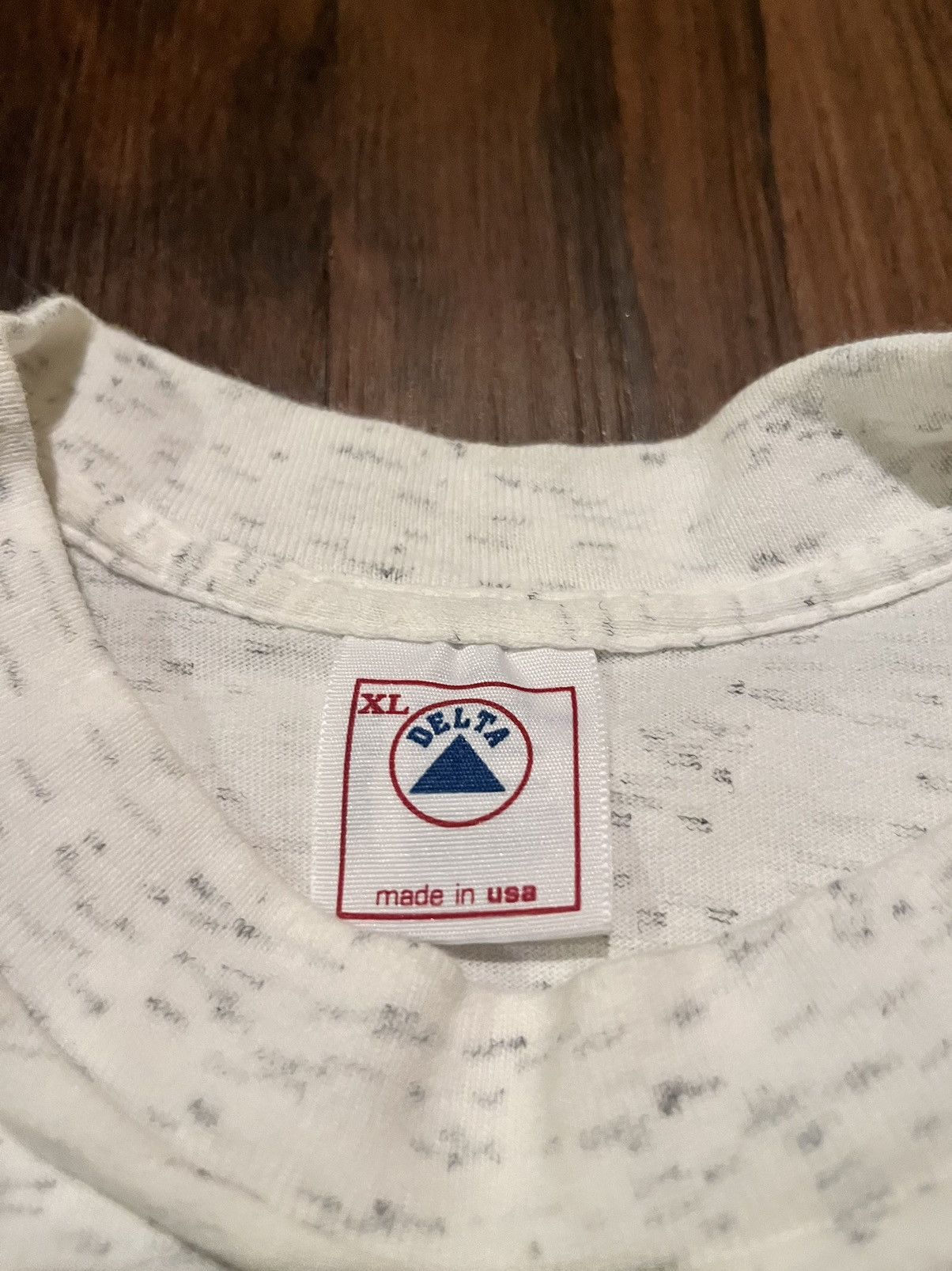 Delta Vintage college tee Size US XL / EU 56 / 4 - 2 Thumbnail