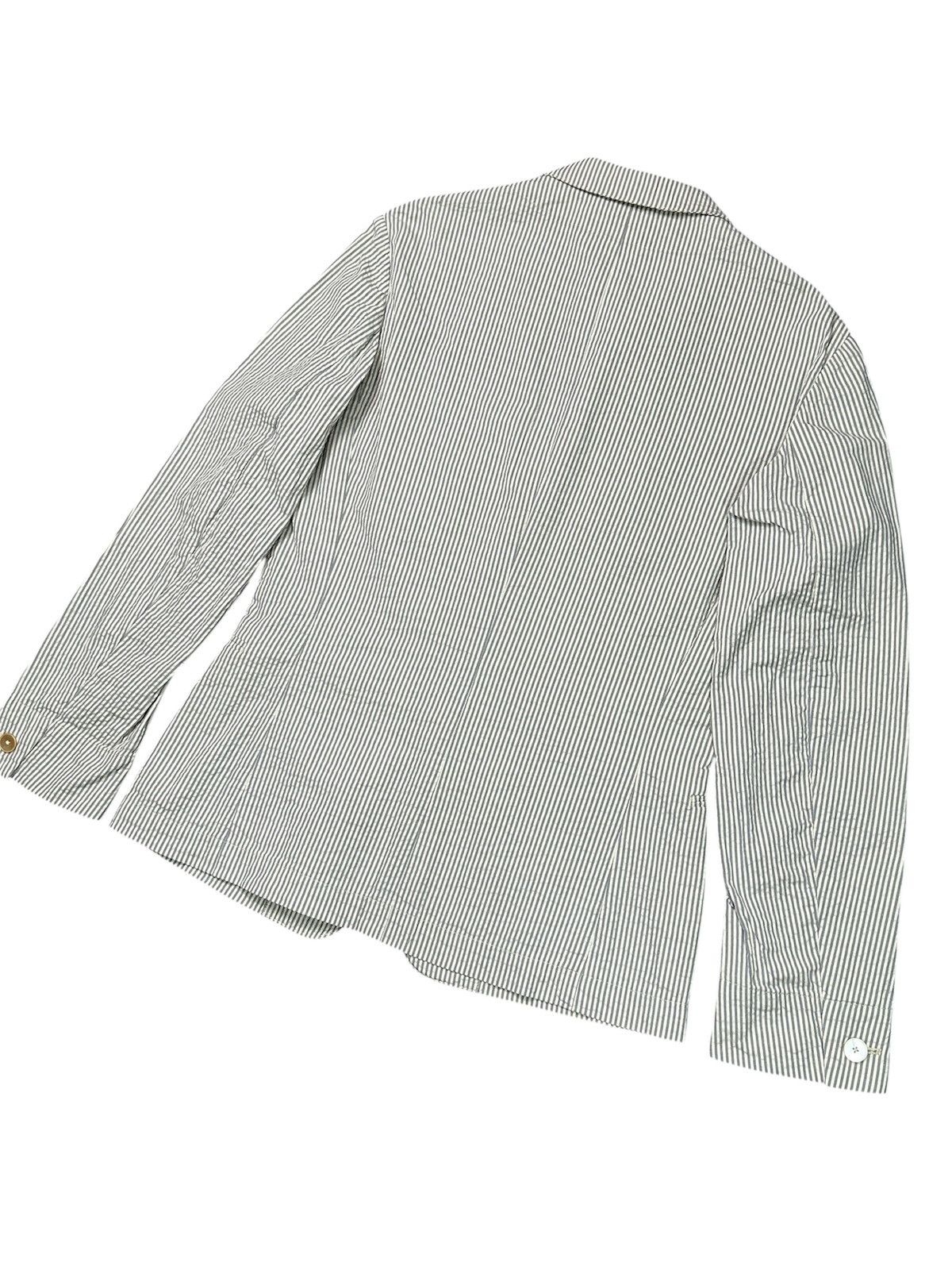 Paul Smith Paul Smith Seersucker Stripe Blazer Size 38R - 6 Thumbnail