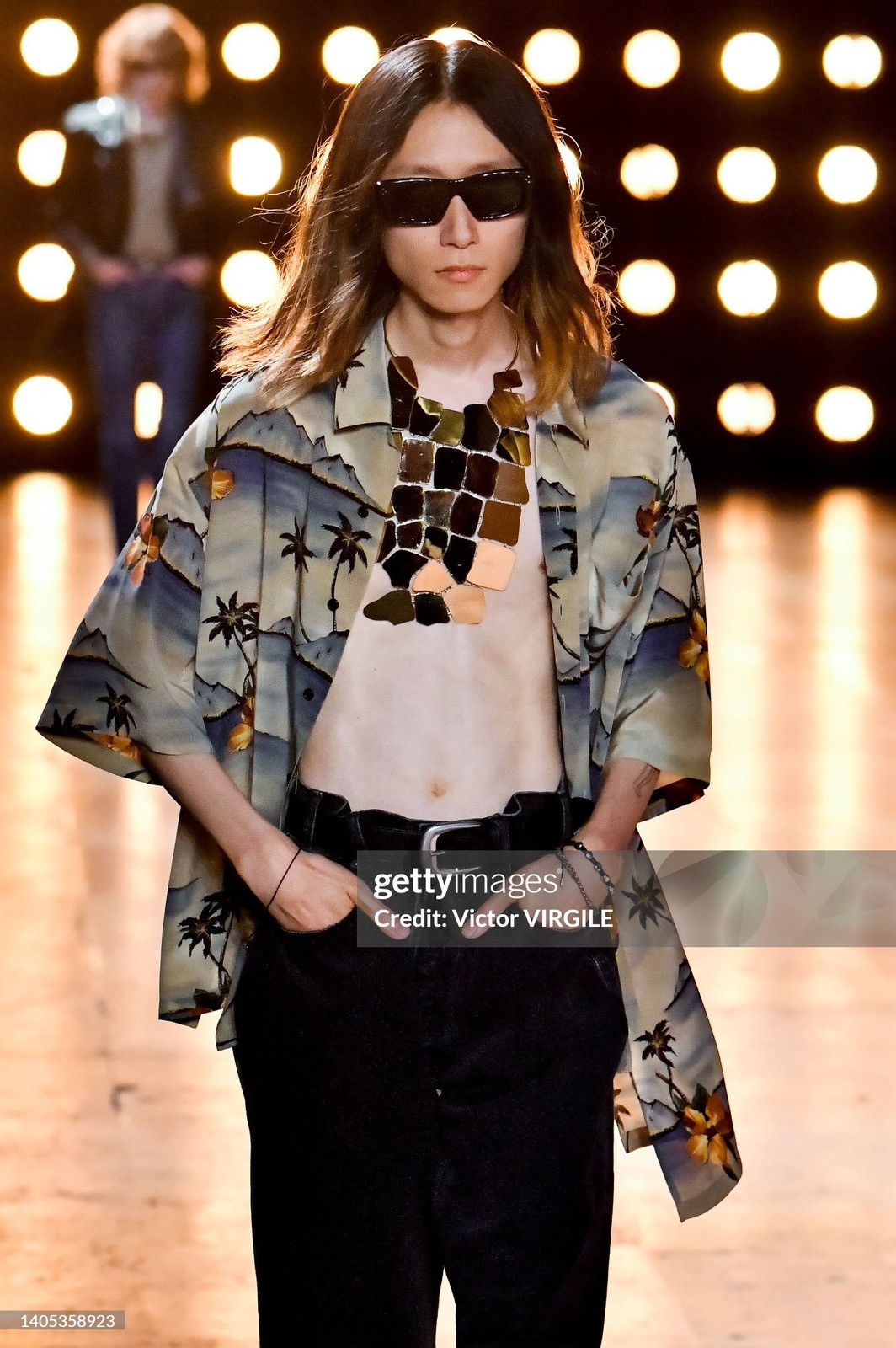 Celine CELINE BY HEDI SLIMANE 23SS RUNWAY LOOK PALM HAWAII SHIRT Size US M / EU 48-50 / 2 - 7 Thumbnail