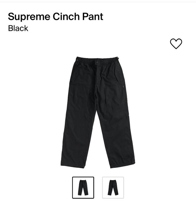 Supreme 2024 cinch pants