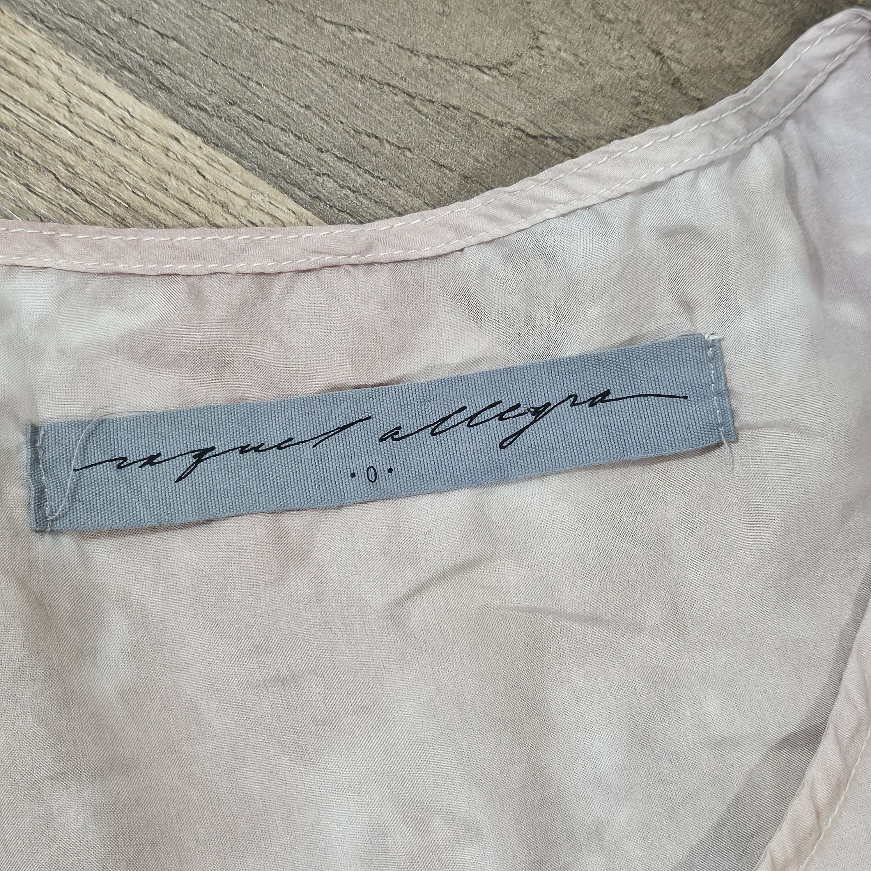 Other Raquel Allegra Women's Silk Tie Dye Pink Sleeveless Blouse Size S / US 4 / IT 40 - 5 Thumbnail