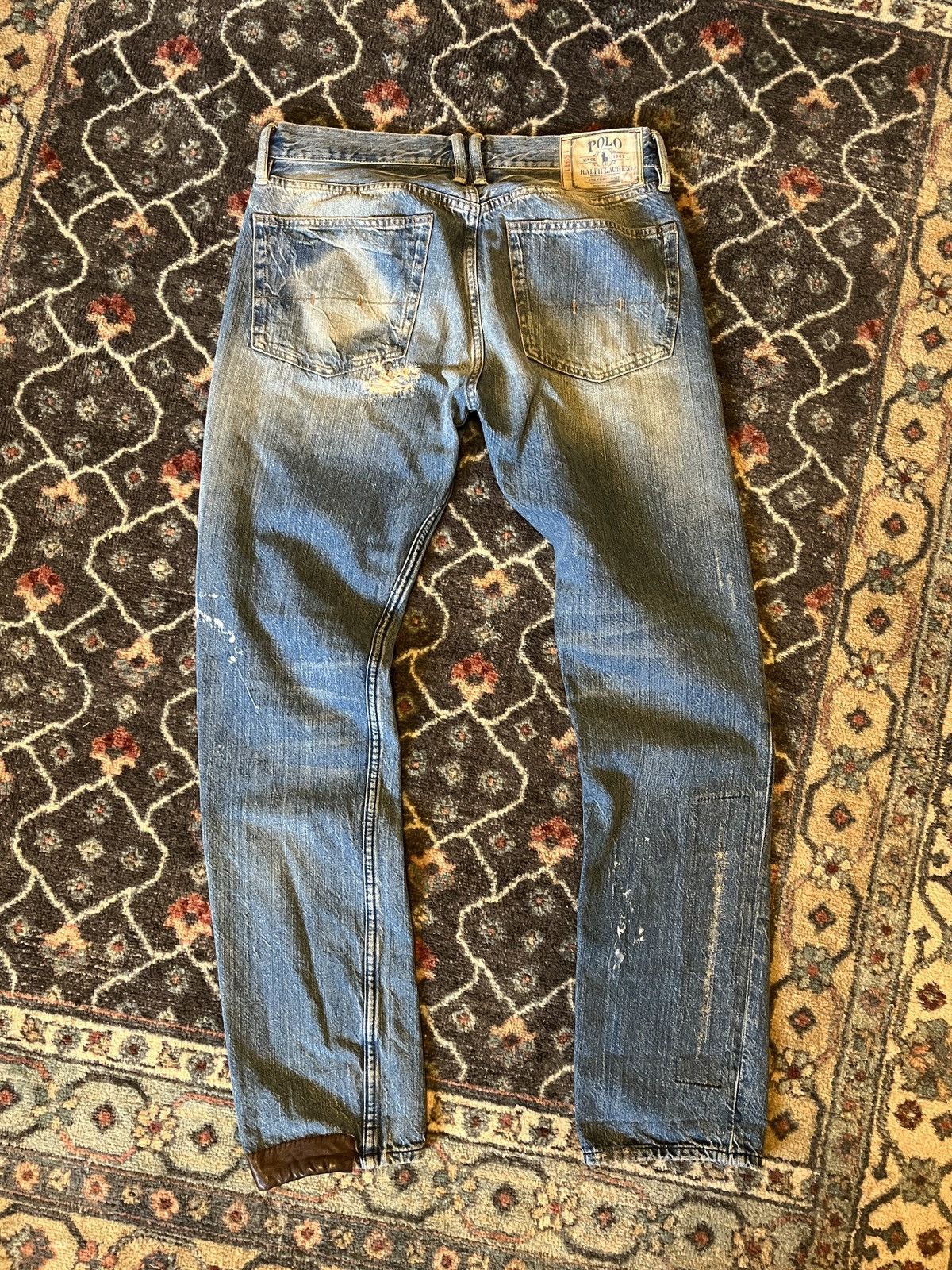 Polo Ralph Lauren × RRL Ralph Lauren Polo Ralph Lauren Patchwork ‘Bobby’ Jean Size US 30 / EU 46 - 2 Thumbnail
