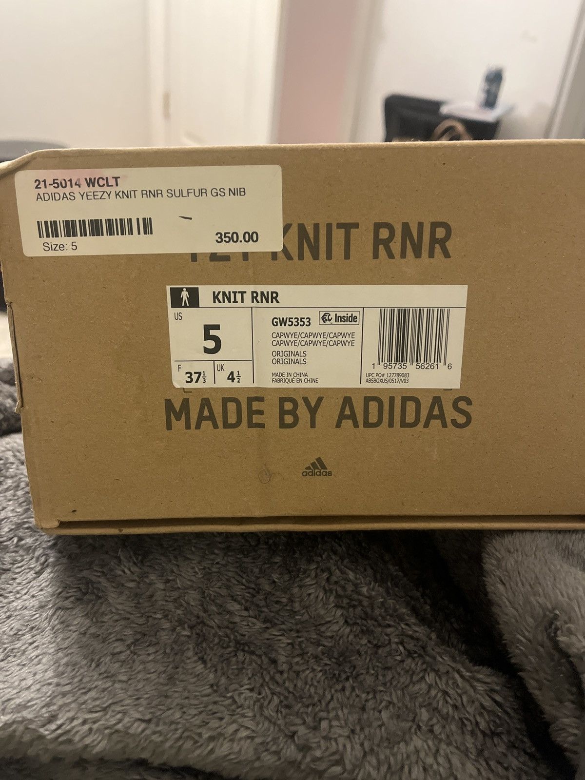 Adidas × Yeezy Yeezy Knit RNR size 5 Size US 5 / EU 37 - 3 Thumbnail