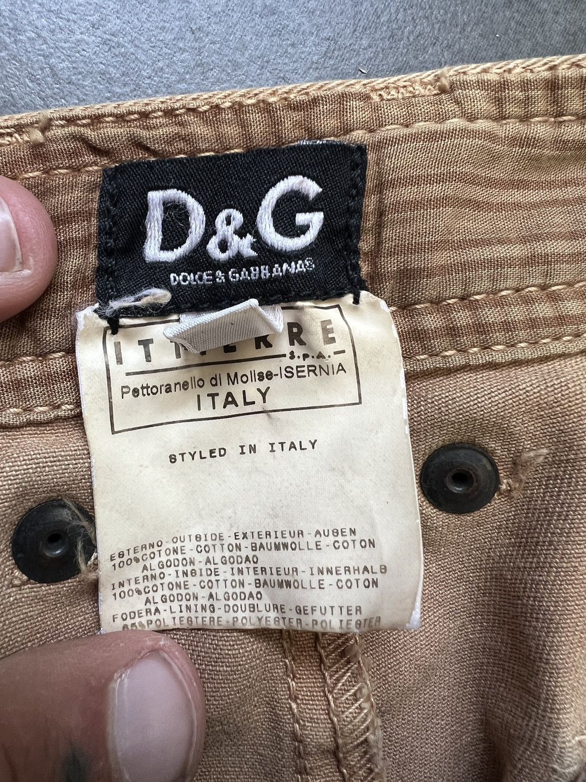Dolce & Gabbana Dolce Gabbana 2003 double pocket knee Size US 30 / EU 46 - 13 Thumbnail