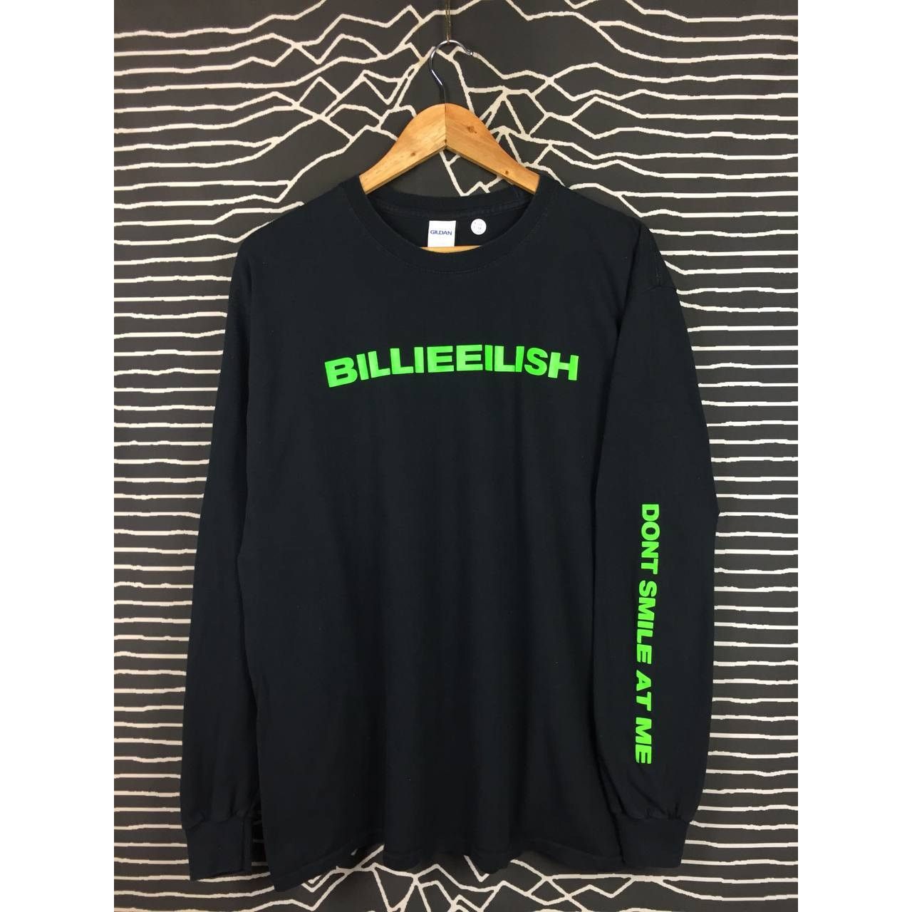 Band Tees × Billie Eilish × Rap Tees Billie Eilish Don't Smile At Me Long Sleeve Tee Size US L / EU 52-54 / 3 - 1 Thumbnail