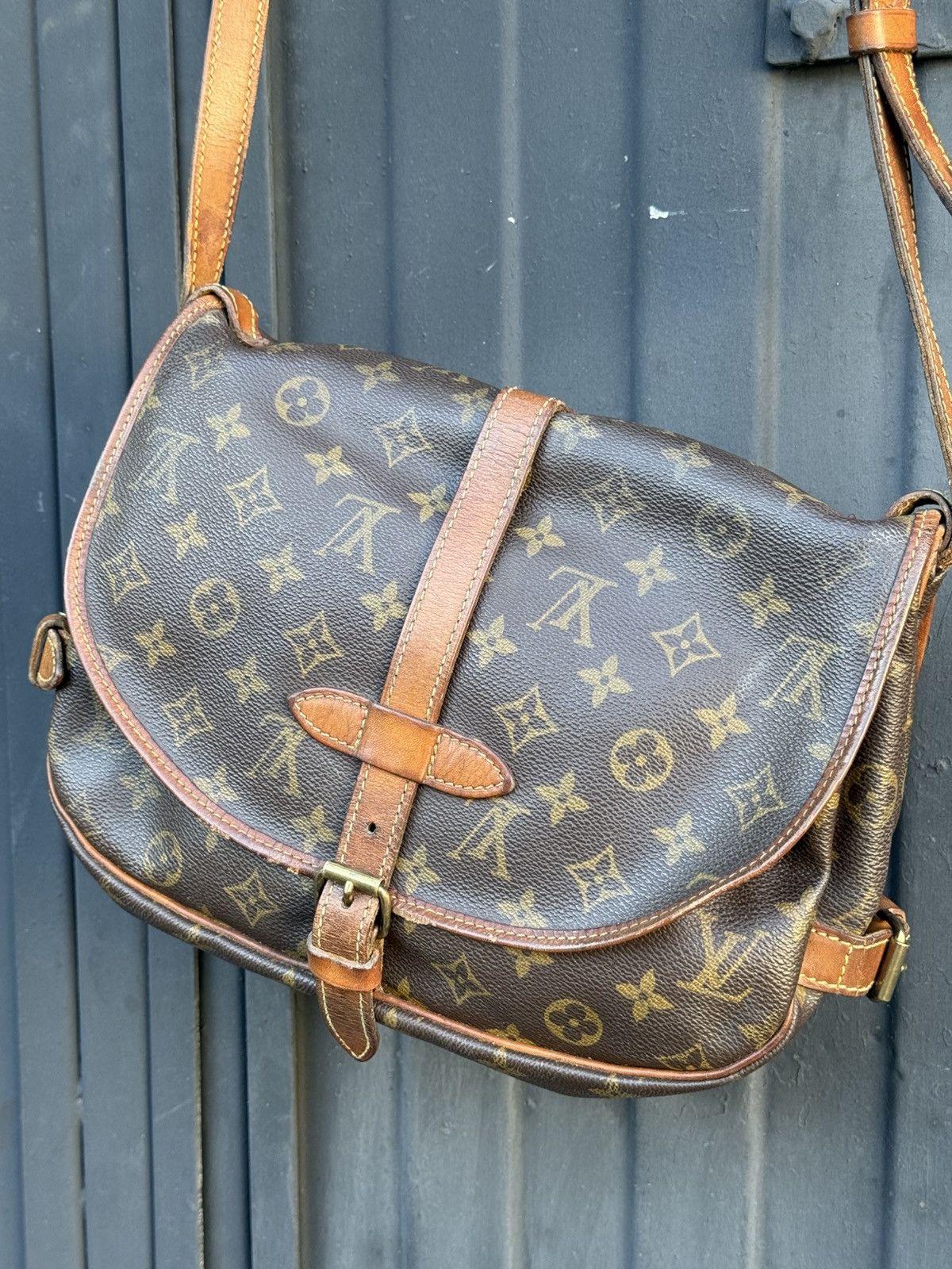 Louis Vuitton 1991 Louis Vuitton Saumur 30 Monogram Canvas W/FREE CARD hol Size ONE SIZE - 3 Thumbnail