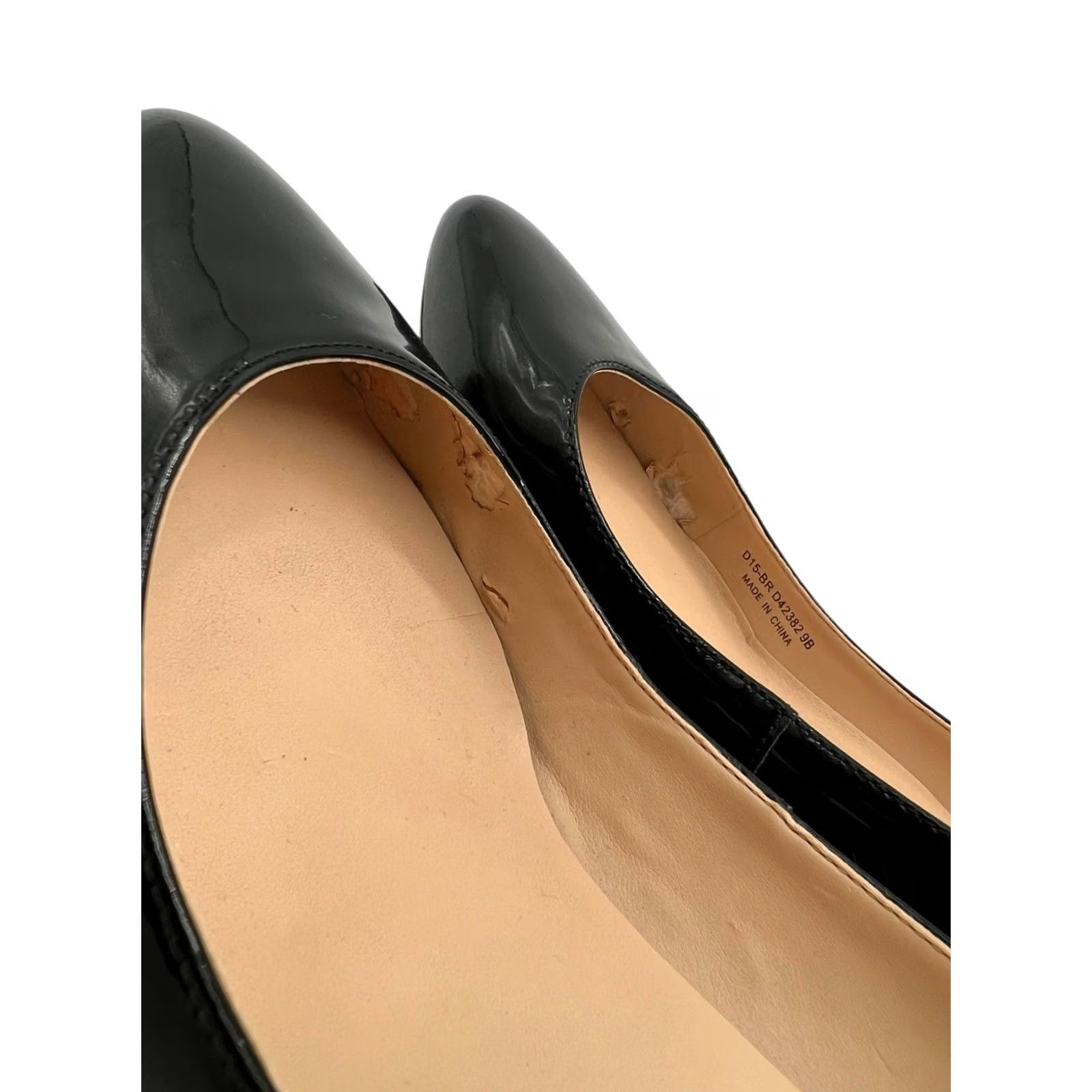 Cole Haan Cole Haan Women's Patent Leather Black Bethany Wedge Heels Sz 9 B Medium Cushioned Leather Lining Slip On Closed Toe Classic Logo Heel Women Size US 9 / IT 39 - 7 Thumbnail