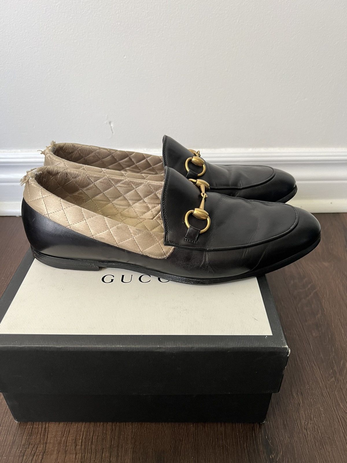 Gucci Black horsebit loafers Size US 5 / EU 37 - 2 Thumbnail