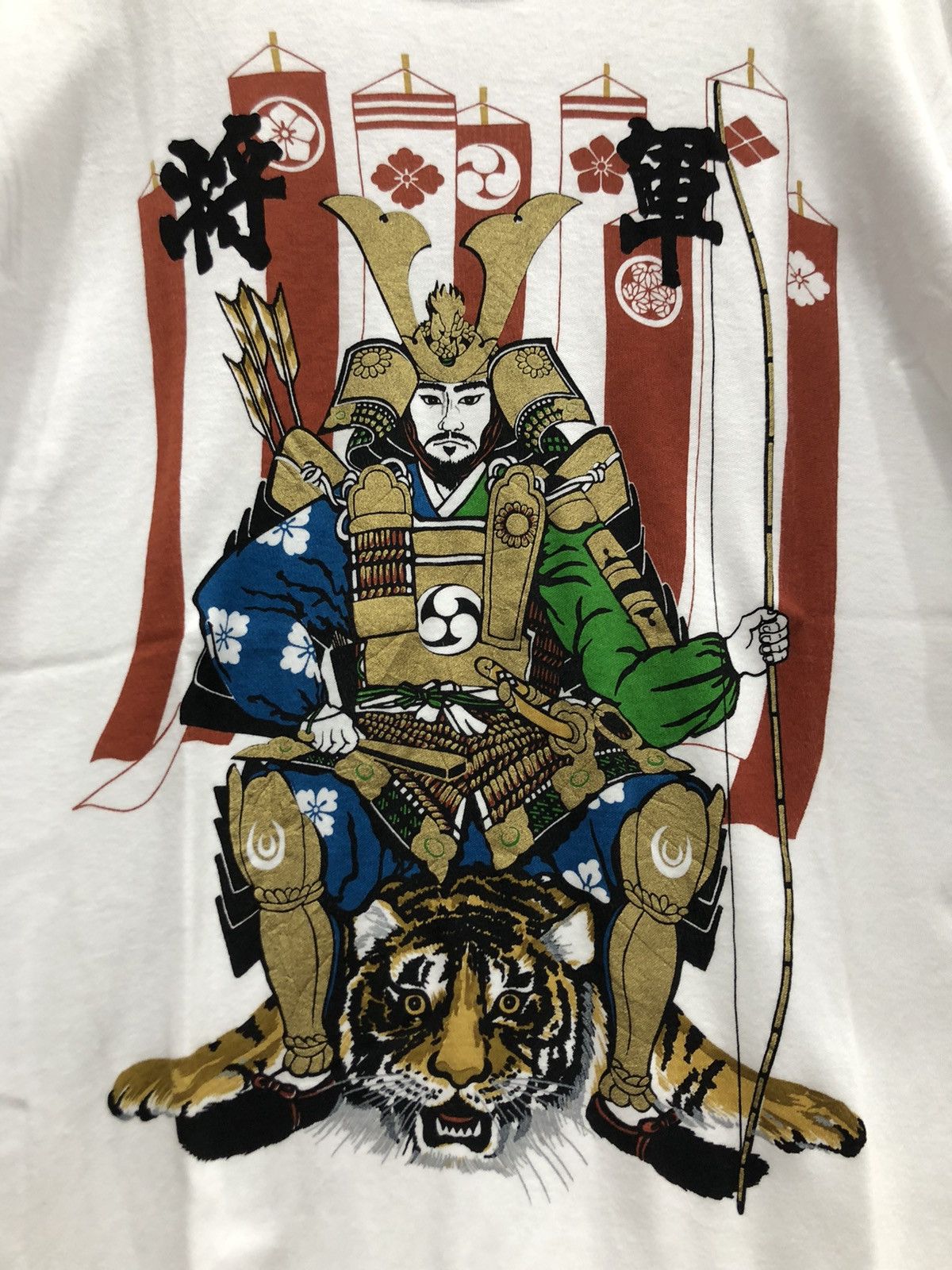 Japanese Brand Vintage Samurai and Tiger T Shirt Size US XL / EU 56 / 4 - 2 Thumbnail
