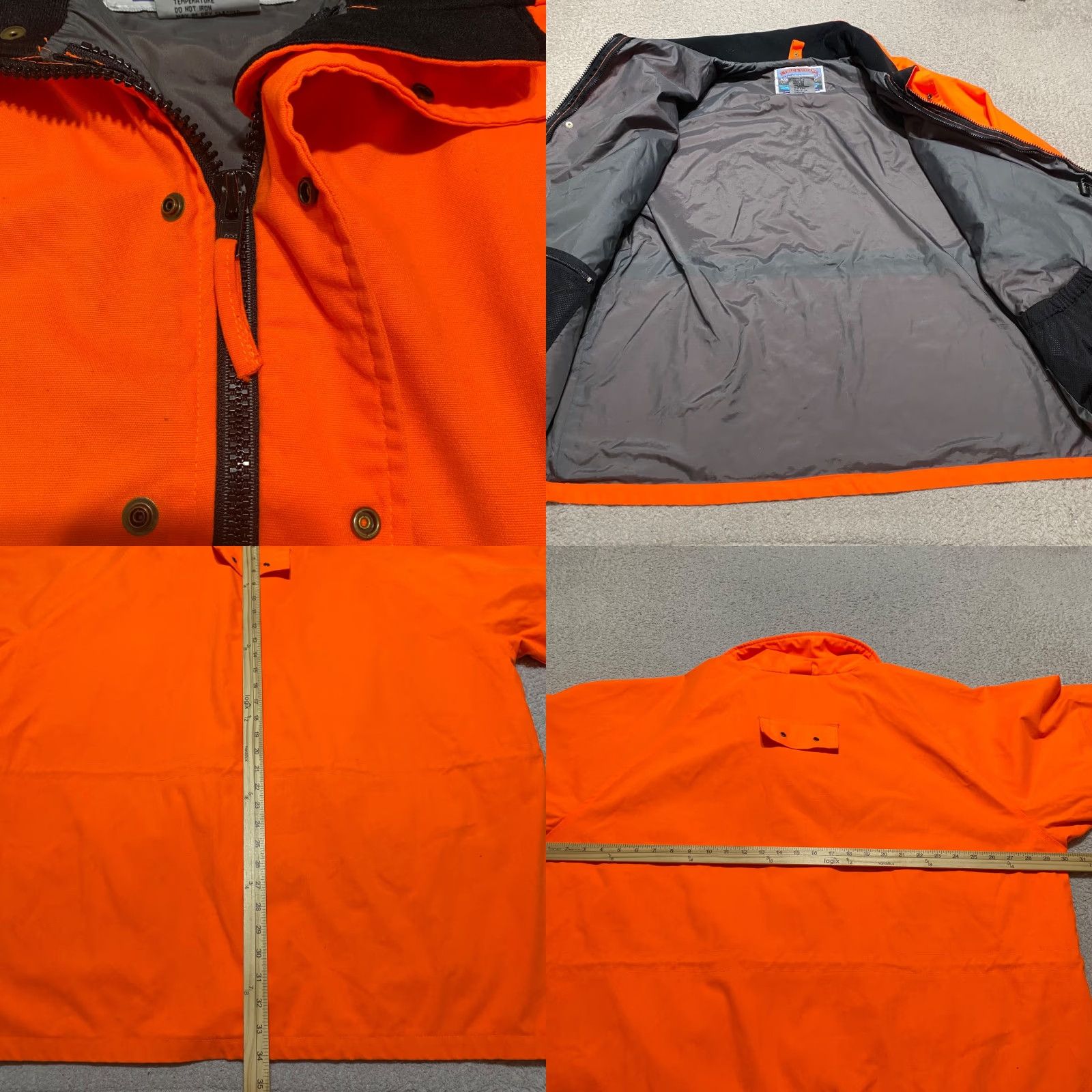 Vintage Field & Stream Jacket Mens XL Outdoor Windbreaker Orange Full Zip Waterproof Outdoor Size US XL / EU 56 / 4 - 8 Thumbnail